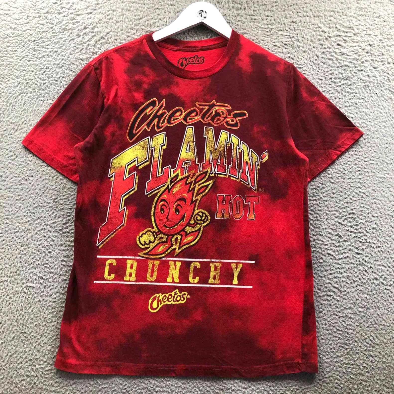 Vintage Cheetos Flamin’ Hot Crunchy T-Shirt Mens Medium Short Sleeve ...