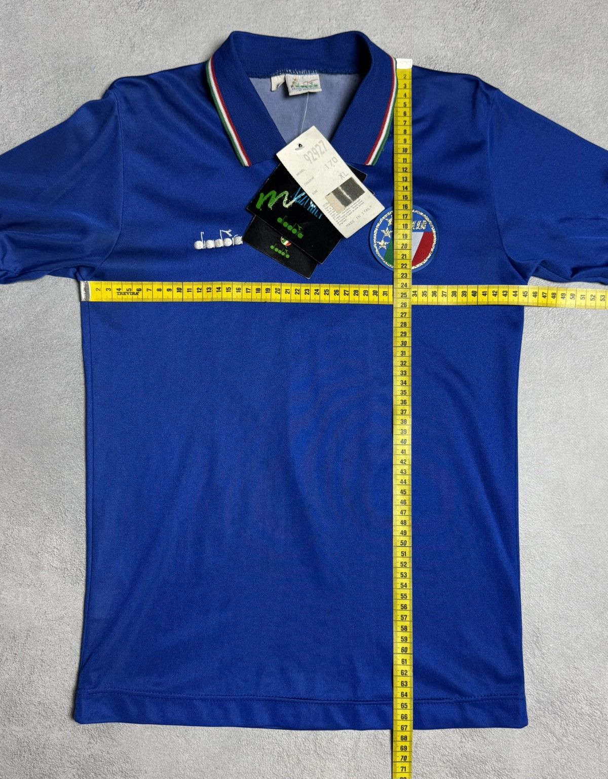 Diadora Italy 1990 1991 Home Football Shirt Soccer Jersey Diadora Size US S / EU 44-46 / 1 - 19 Thumbnail