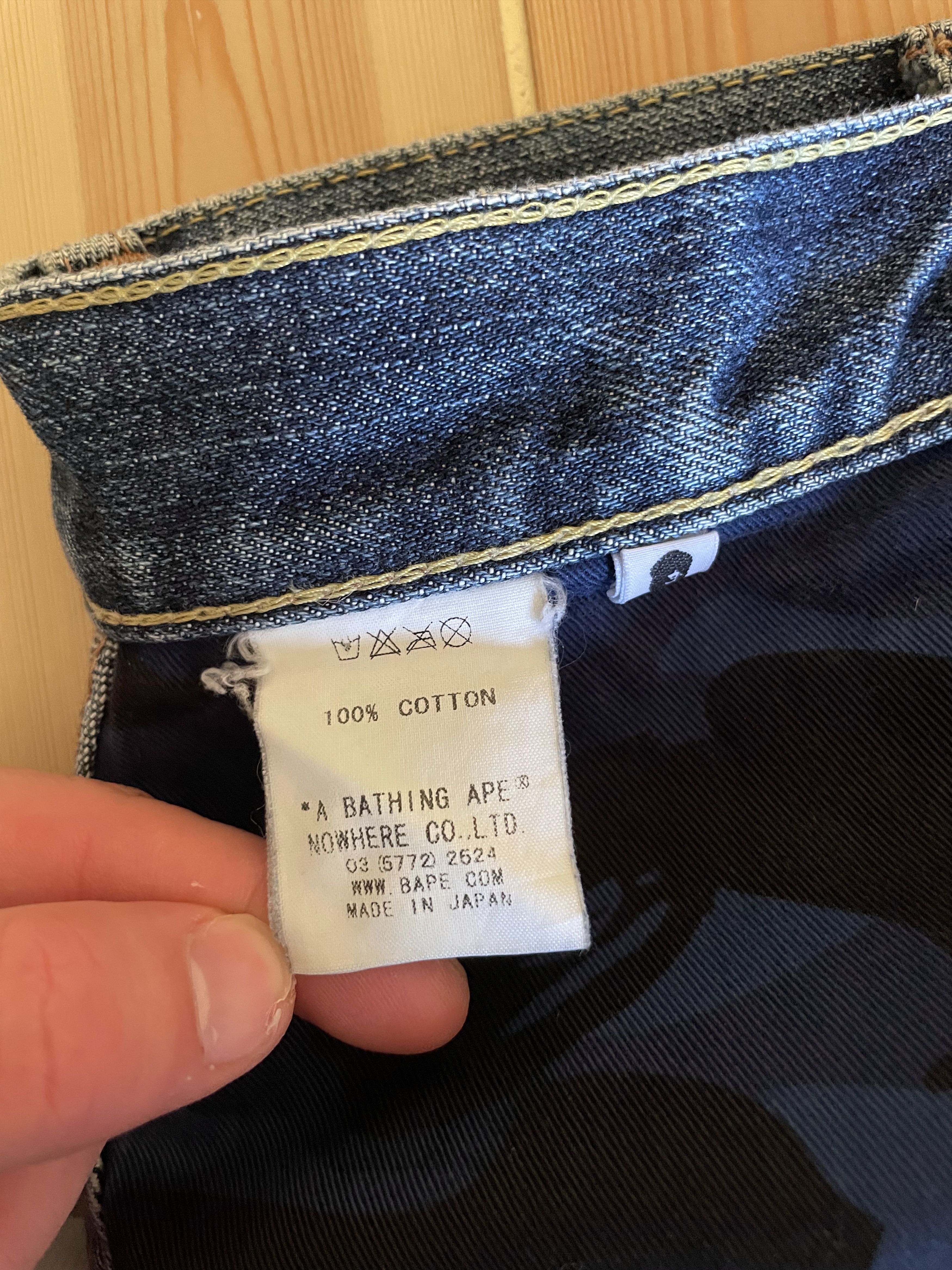 Bape Bape Jeans Size US 36 / EU 52 - 5 Thumbnail