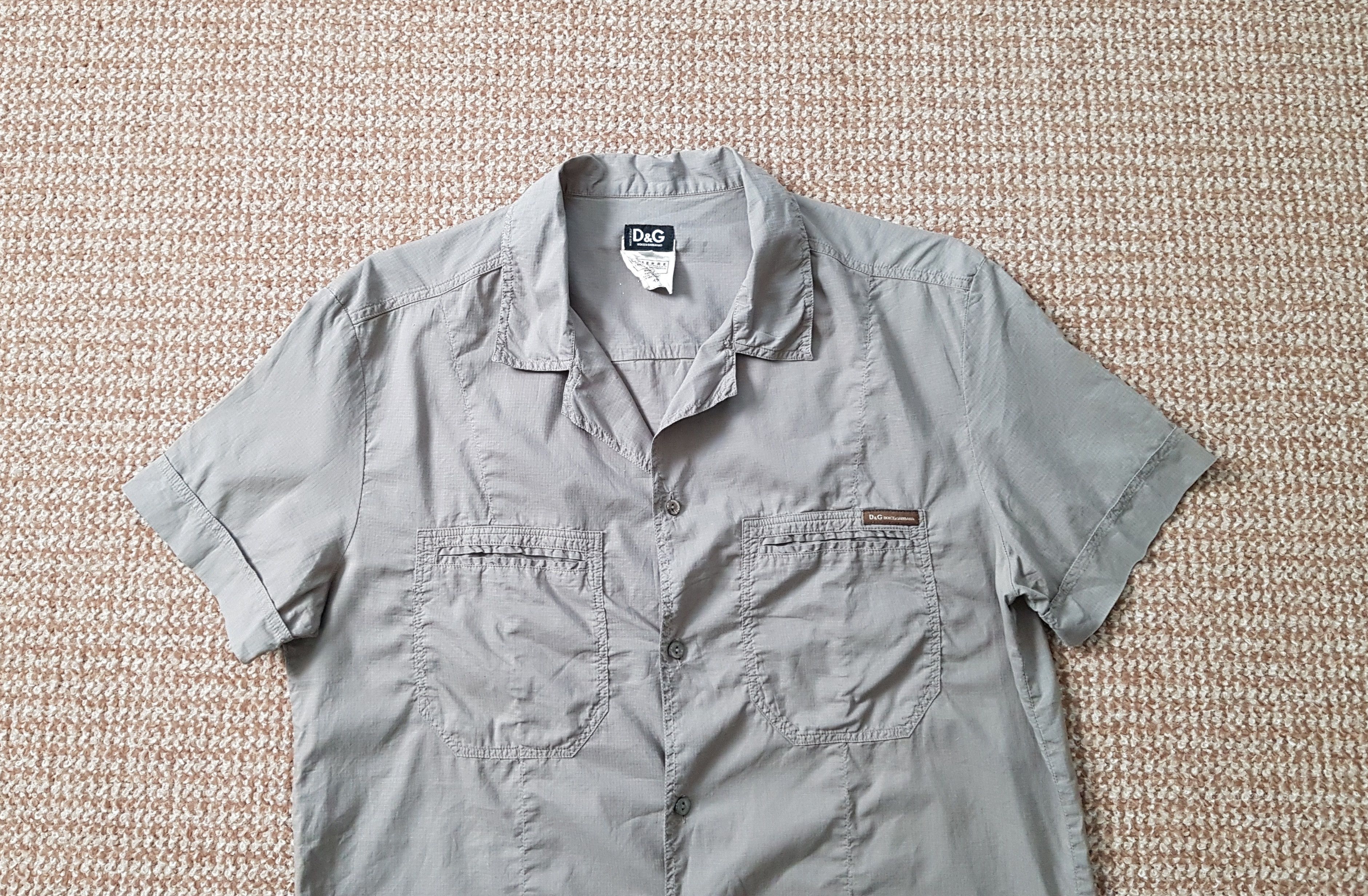 Dolce & Gabbana D&G Dolce & Gabbana Luxury Vintage Y2K Short Sleeve Shirt L Size US L / EU 52-54 / 3 - 2 Thumbnail