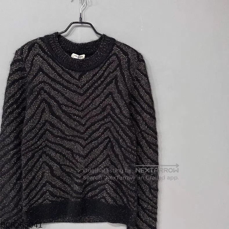 Saint Laurent Paris Tiger Stripe Gold Thread Sweater. Size US M / EU 48-50 / 2 - 3 Thumbnail