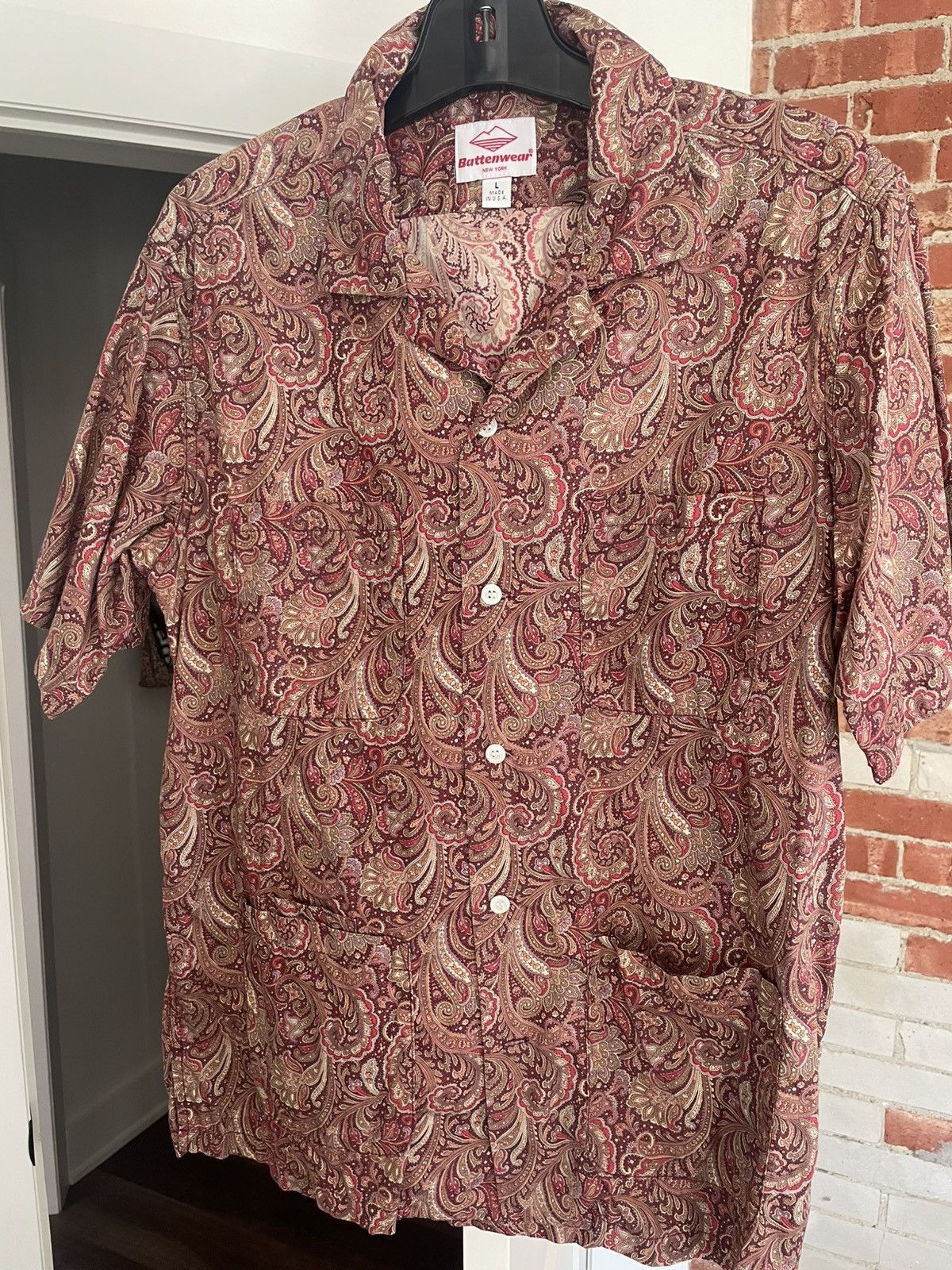 Battenwear Paisley Camp Collar Size US L / EU 52-54 / 3 - 1 Thumbnail