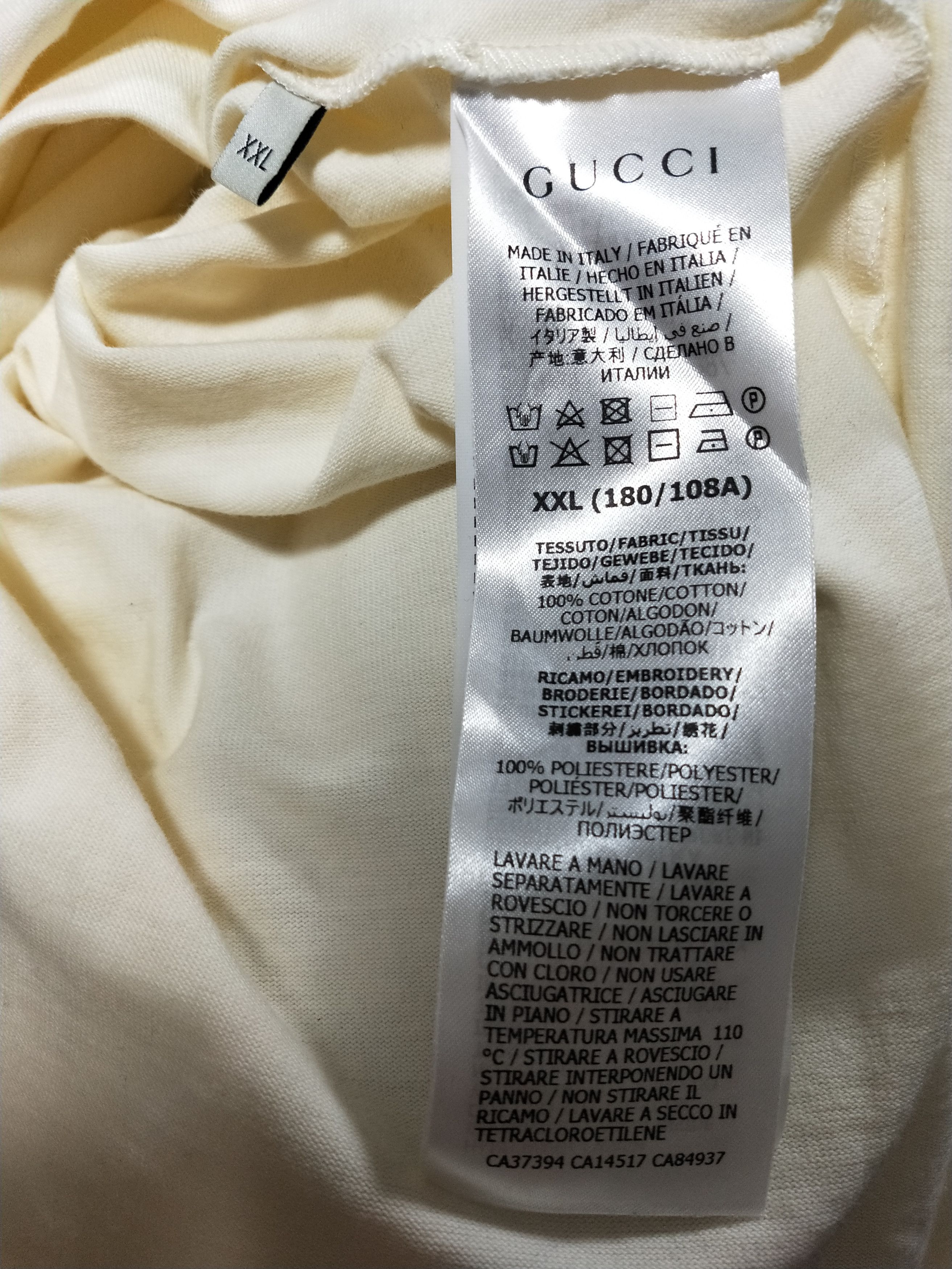 Gucci Tennis Embroidered Tee Size US XL / EU 56 / 4 - 5 Thumbnail
