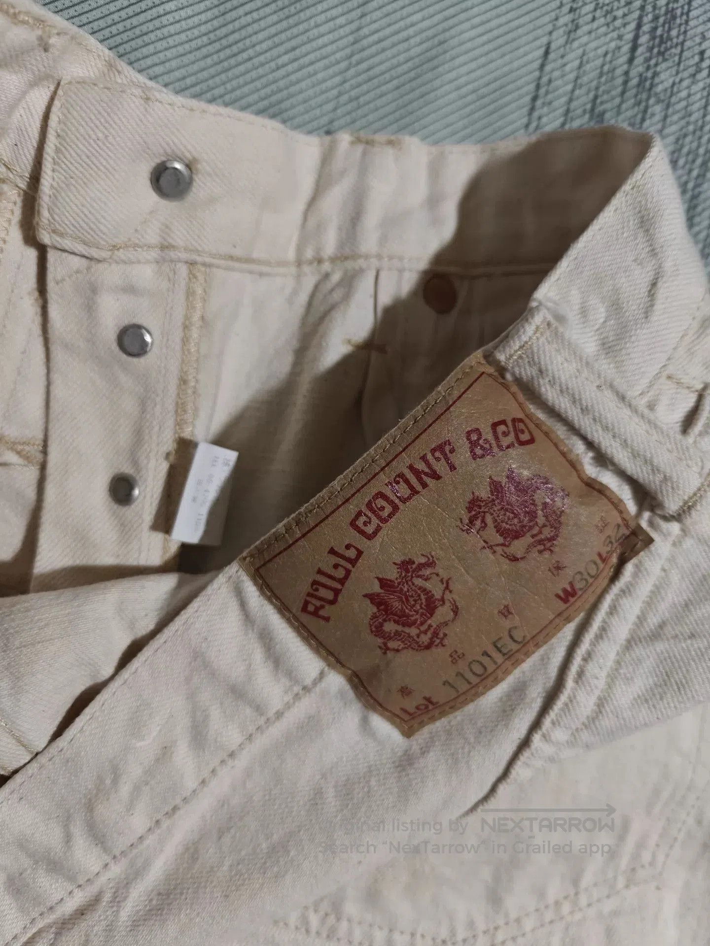 Full Count & Co. FULLCOUNT 1101EC 13oz Regular Straight Jeans. Size US 30 / EU 46 - 6 Thumbnail