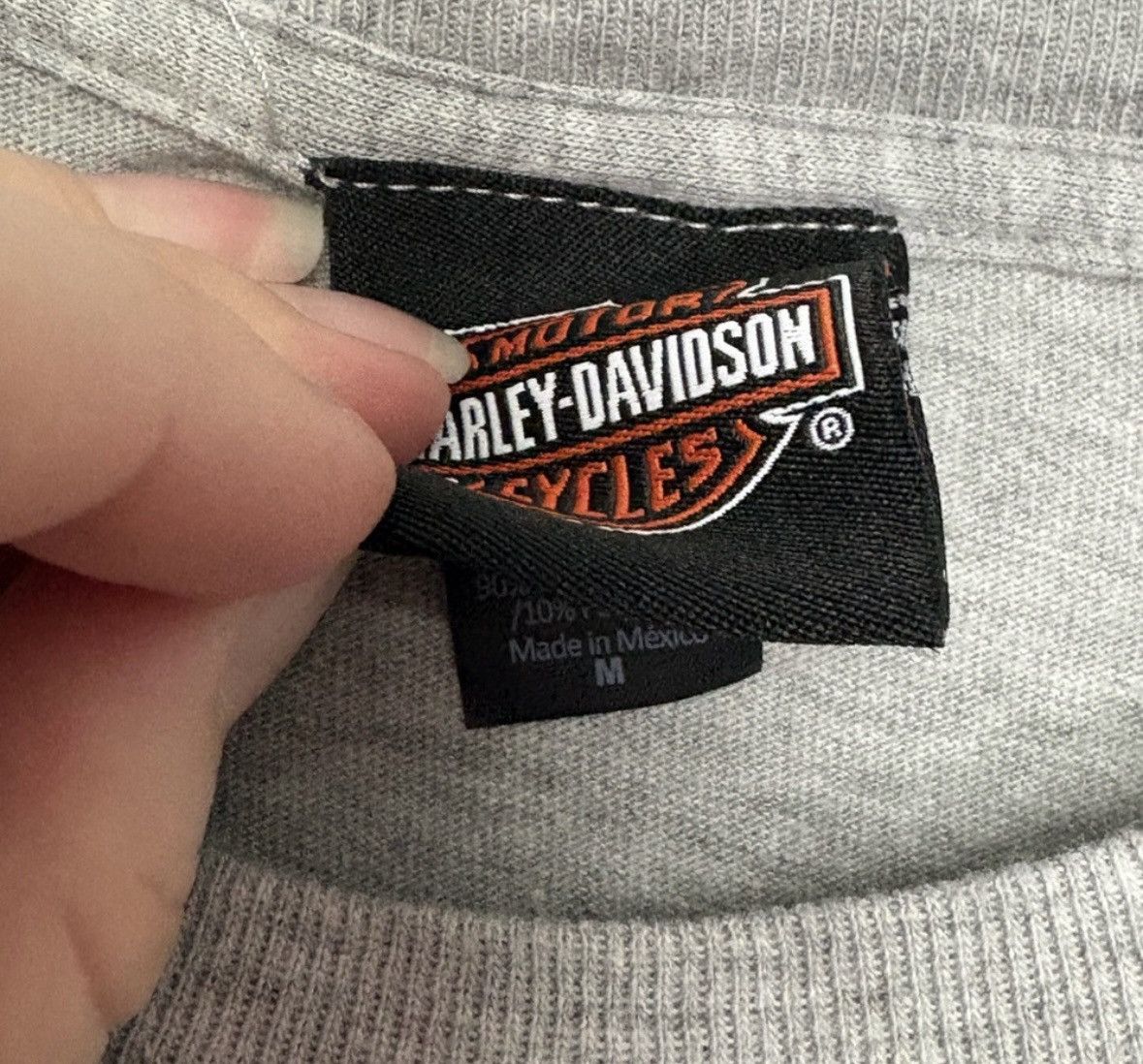 Harley Davidson Harley-Davidson Motorcycles Grey Short Sleeve Tee Shirt Top Size US M / EU 48-50 / 2 - 2 Thumbnail