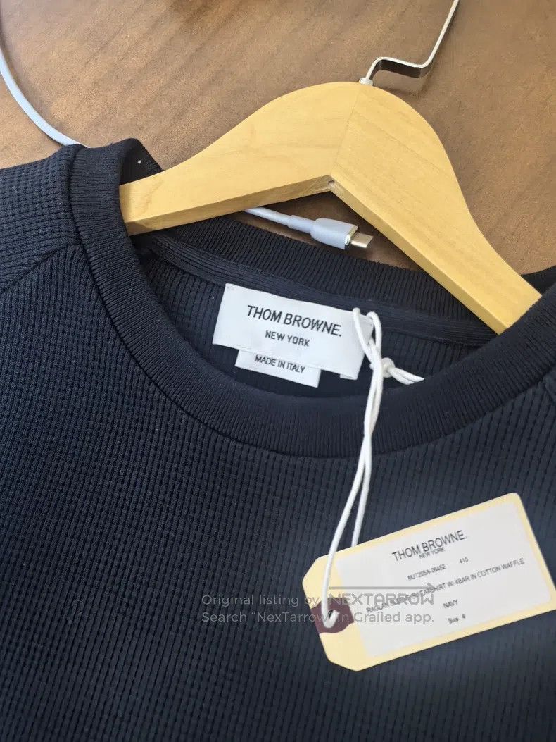 Thom Browne Thom Browne Waffle hoodie Size US XL / EU 56 / 4 - 4 Thumbnail
