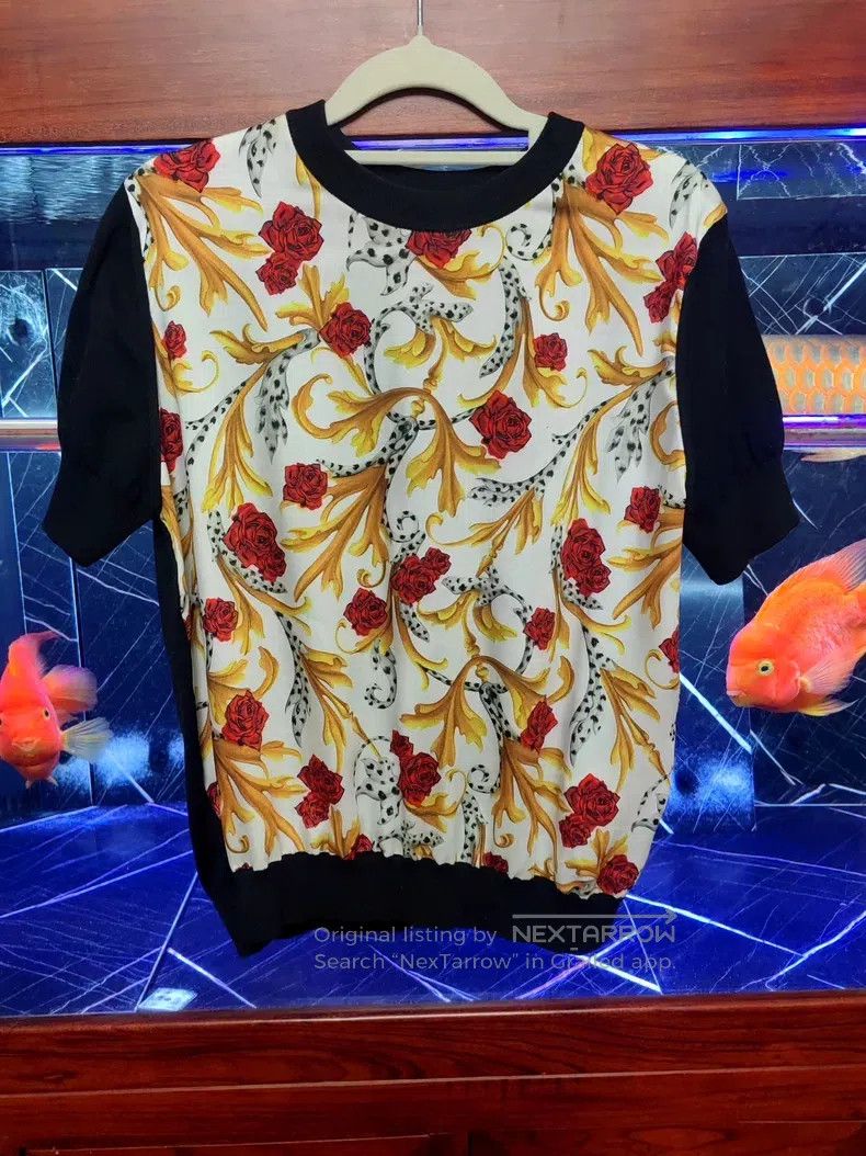 Versace Versace Knitted half-sleeves Size L / US 10 / IT 46 - 1 Thumbnail