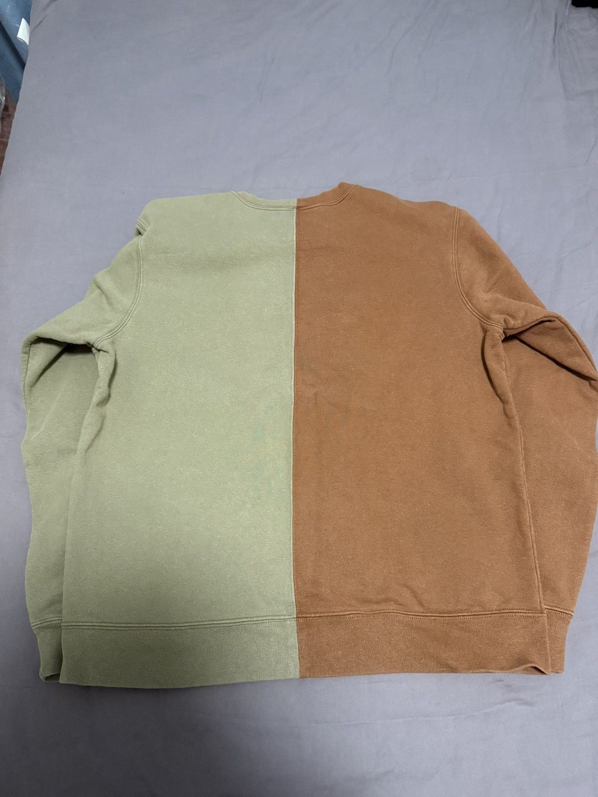 Supreme Supreme arc logo split crewneck Size US M / EU 48-50 / 2 - 5 Thumbnail