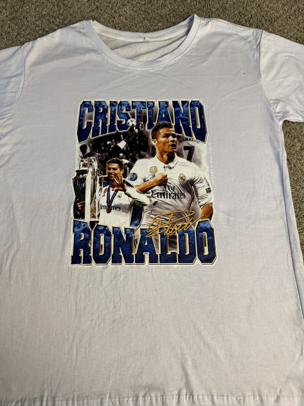 Vintage Cristiano Ronaldo Jersey Vintage Size US M / EU 48-50 / 2 - 2 Thumbnail
