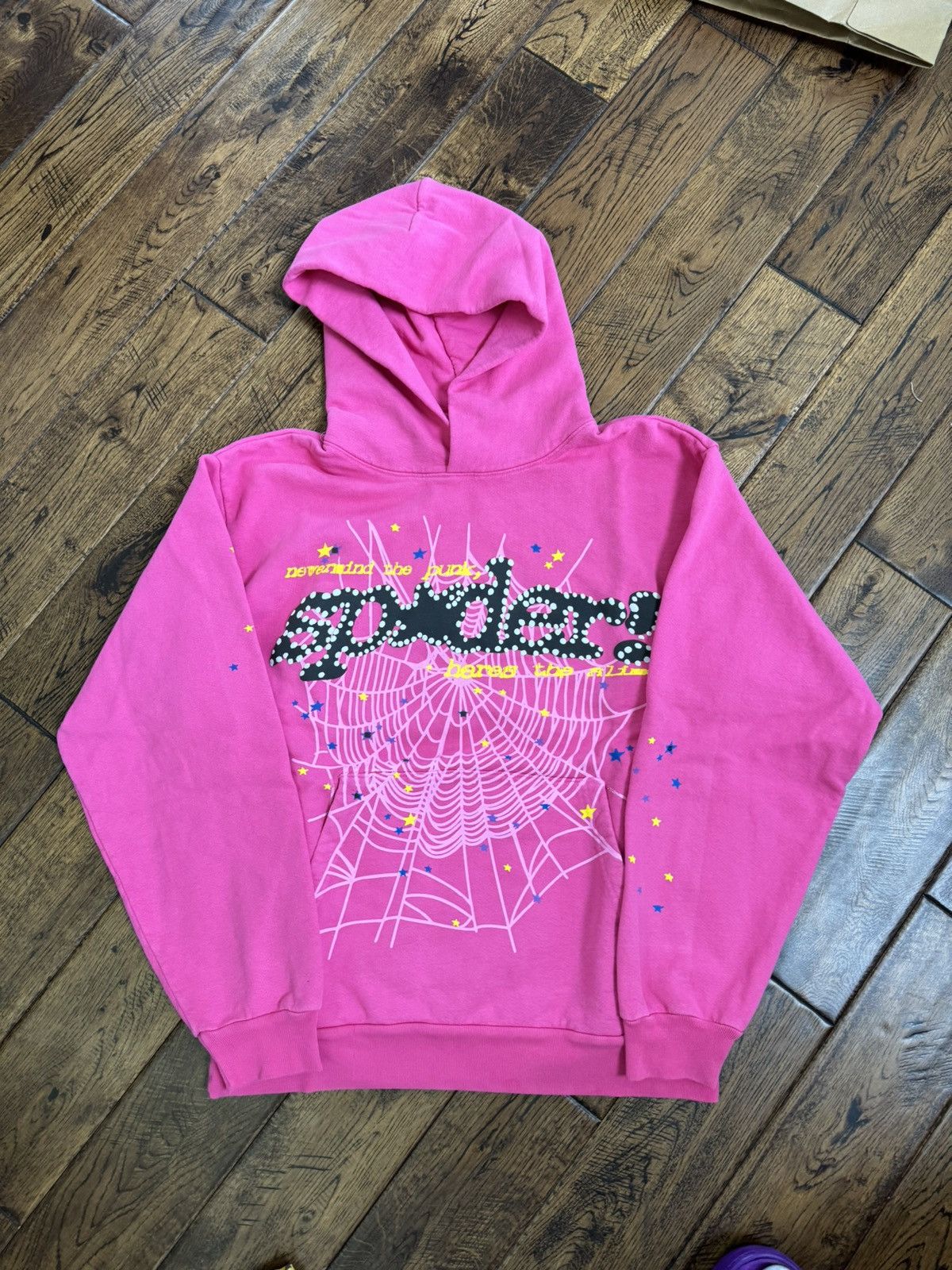 image of Spider Worldwide Sp5Der Pnk Pink V2 Hoodie, Men's (Size Small)