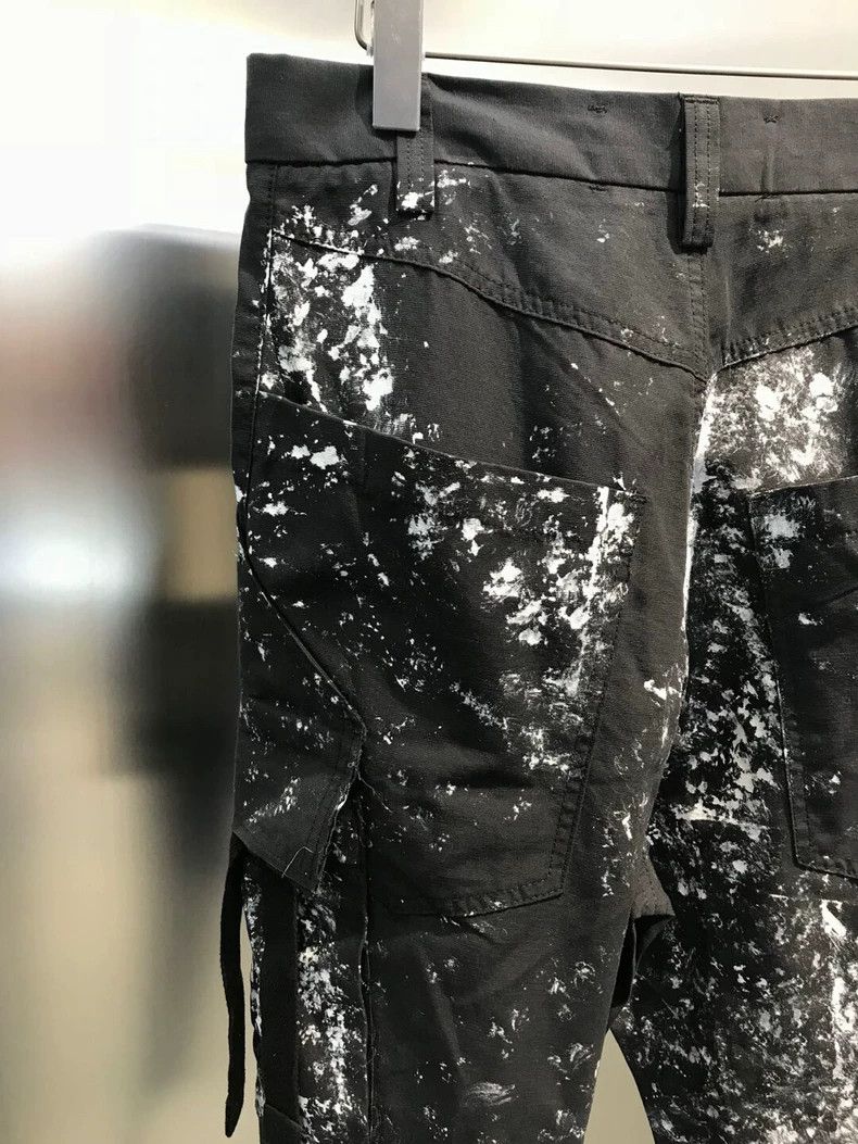 Song For The Mute Song For The Mute Black Hand-painted Work Pant Size US 32 / EU 48 - 4 Thumbnail