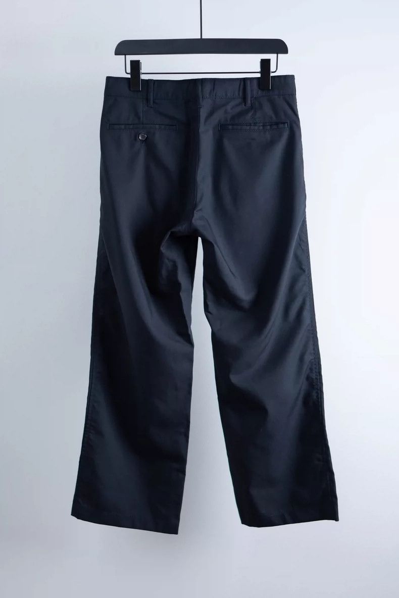 Comme des Garcons Comme des Garcons size M Navy blue thin wool straight casu Size US 29 - 4 Thumbnail