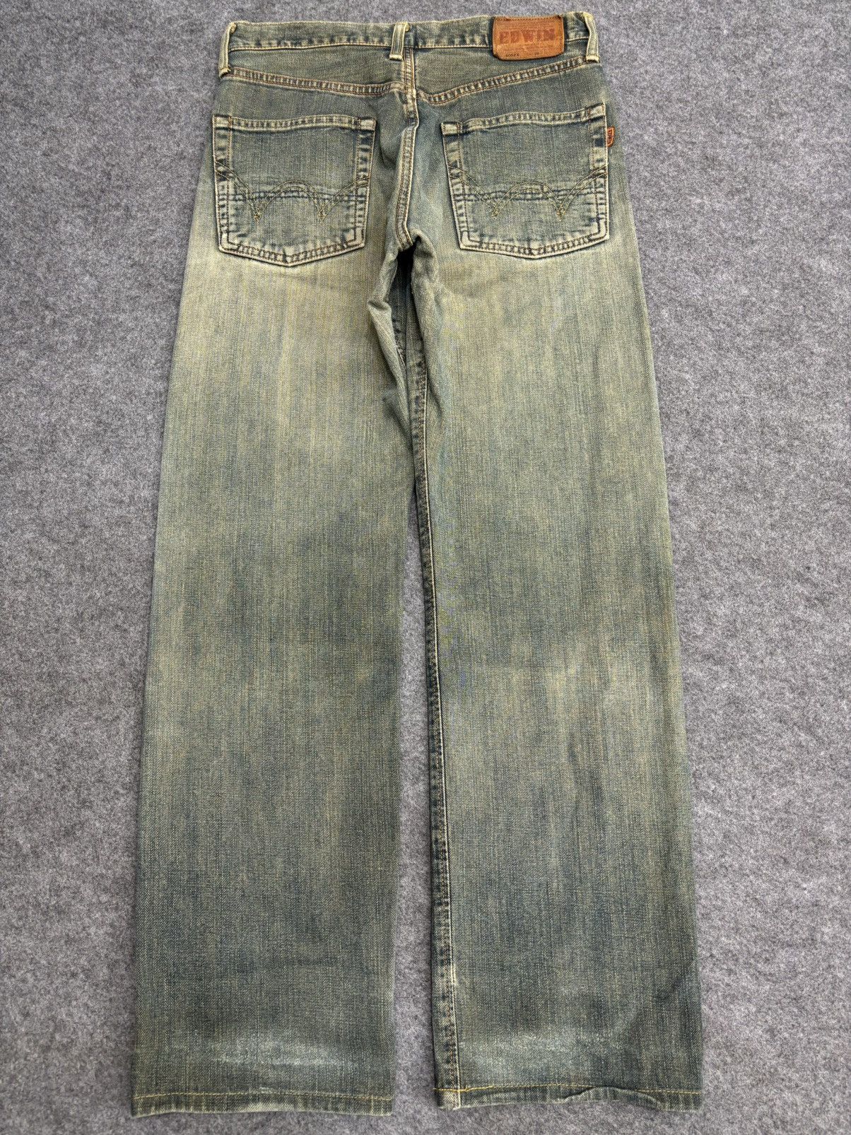 Edwin 💥Rare Selvedge💥Vintage Edwin 505X Yellow Selvedge Denim F578 Size US 29 - 21 Thumbnail