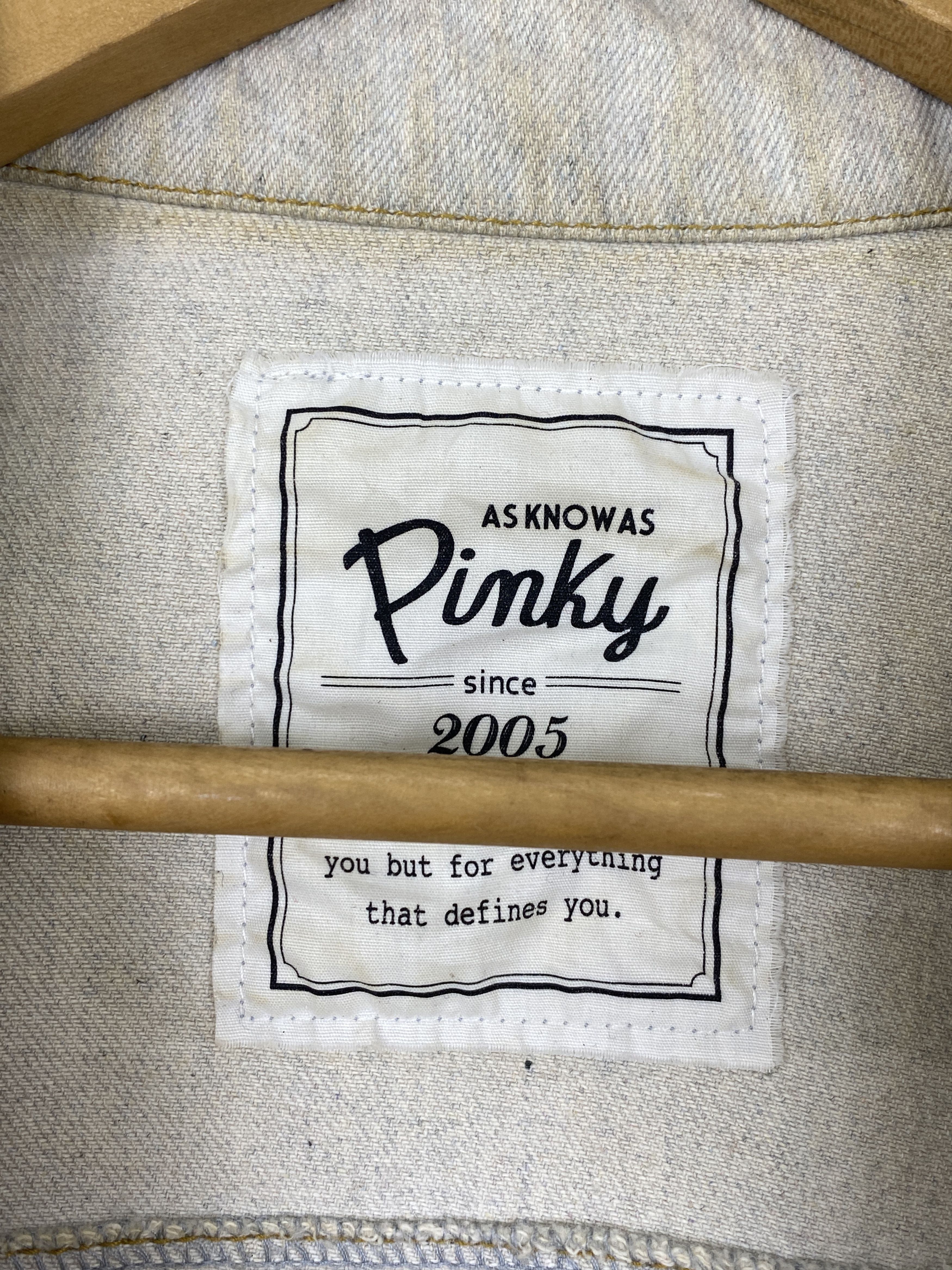 Japanese Brand Vintage Pinky Denim Button Up Jacket JA0151 Size US L / EU 52-54 / 3 - 5 Thumbnail