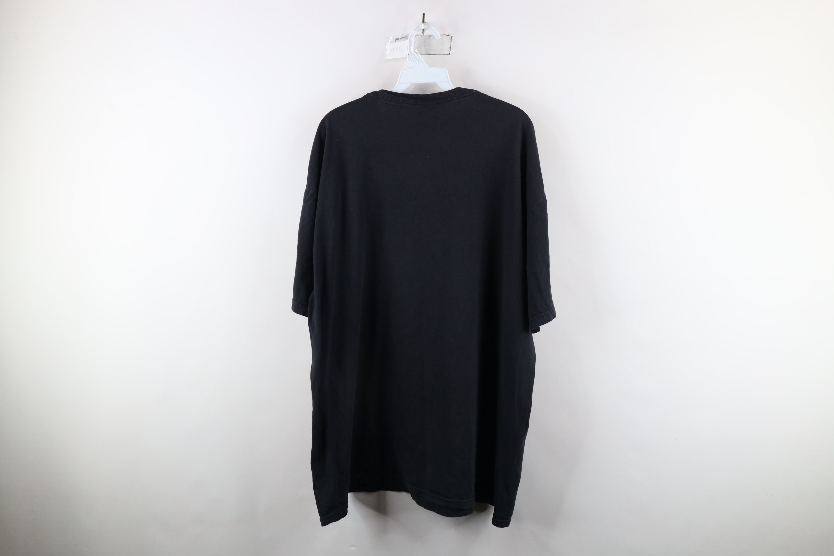 Vintage Vintage 90s Streetwear Short Sleeve T-Shirt Black Cotton Size US XXL / EU 58 / 5 - 9 Thumbnail