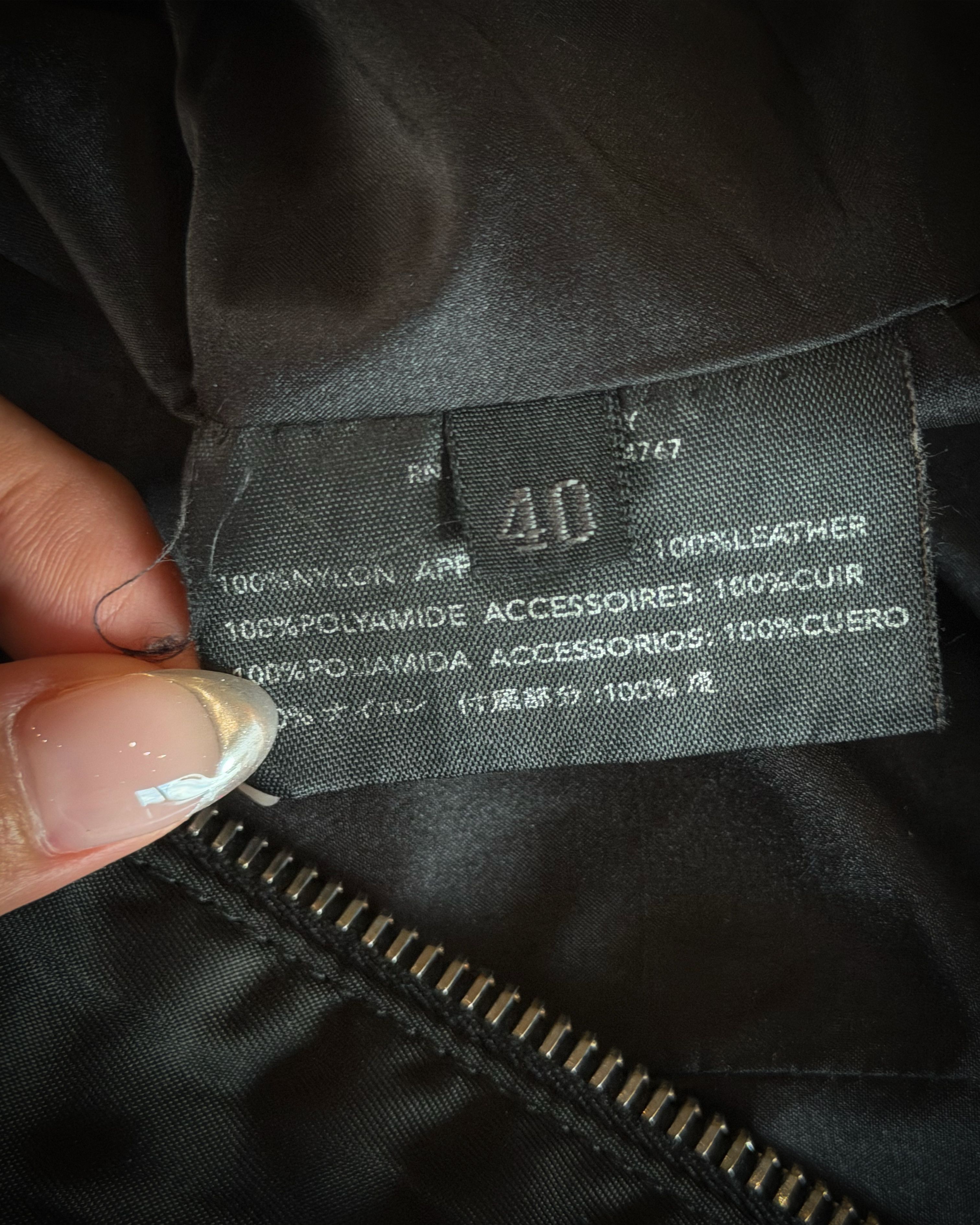 Prada PRADA SS2003 ZIP UP NYLON BLOUSON JACKET Size US XXS / EU 40 - 3 Thumbnail