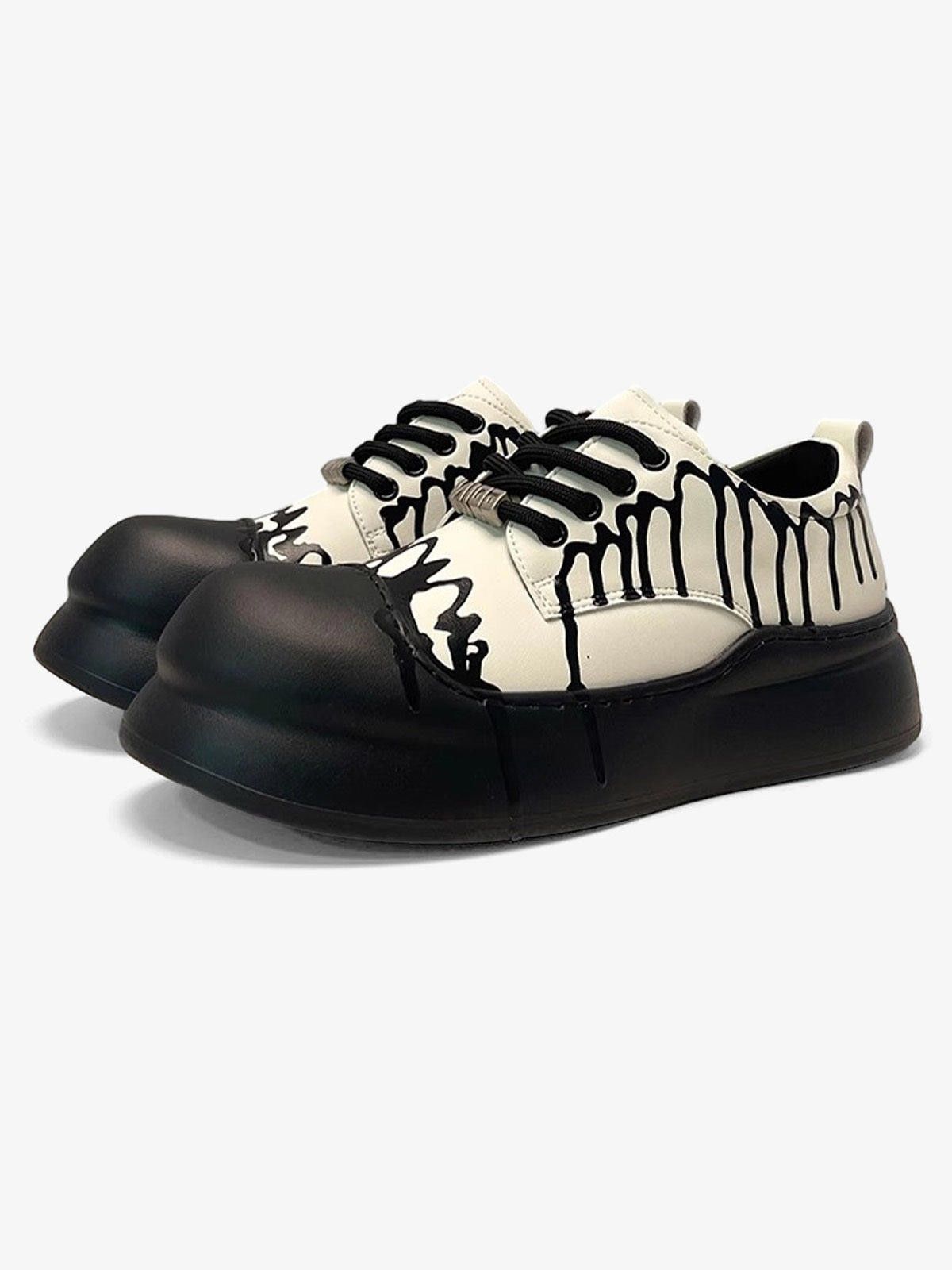 Japanese Brand Graffiti Derby Platform Toe Shoes - 2459 Size US 7 / EU 40 - 5 Thumbnail