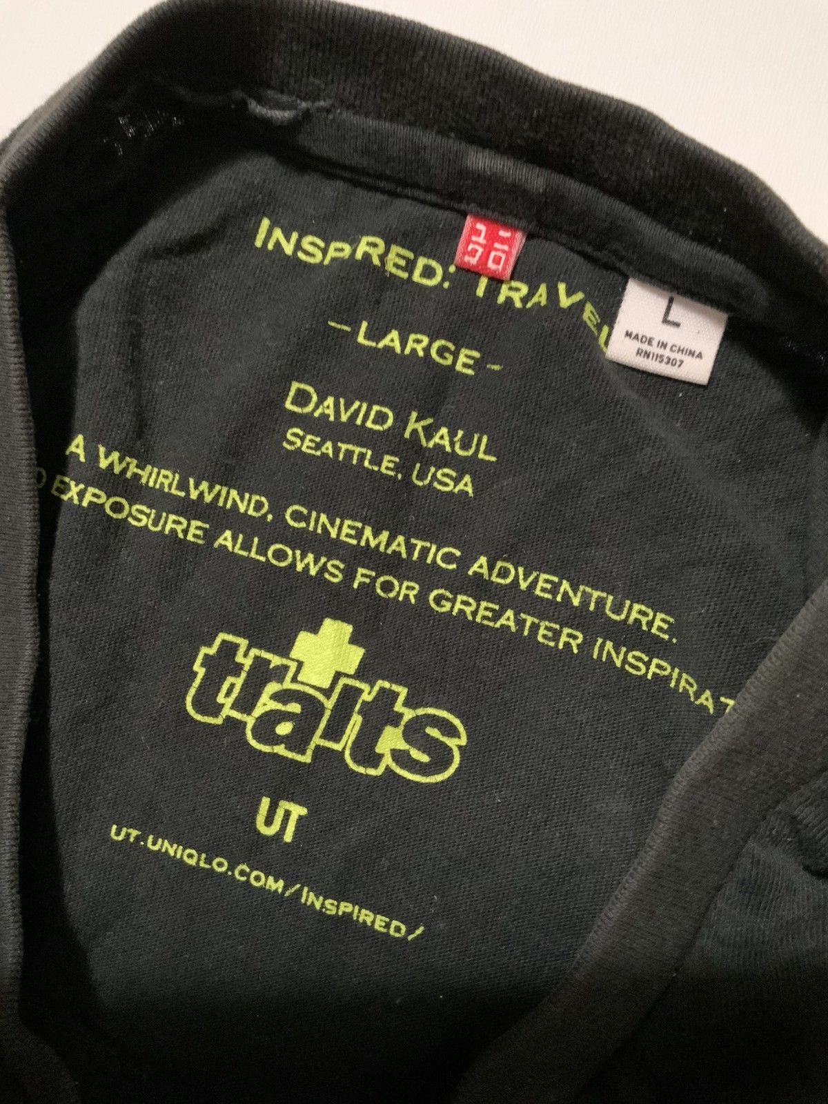 Uniqlo Uniqlo Inspired Travel David Kaul Seattle Cinematic T-Shirt Size US L / EU 52-54 / 3 - 5 Thumbnail
