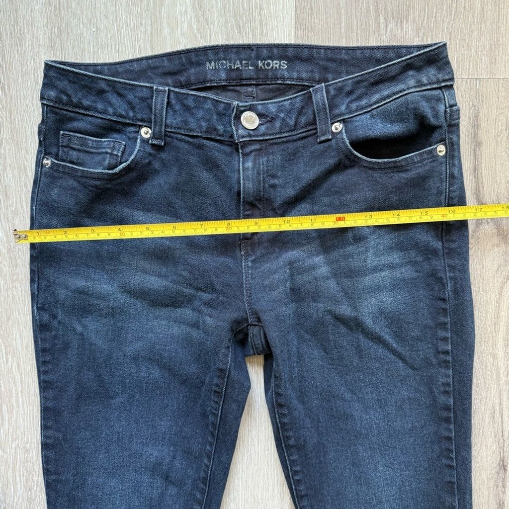 Michael Kors Michael Kors Dark Blue Skinny Jeans Size 27" / US 4 / IT 40 - 8 Thumbnail