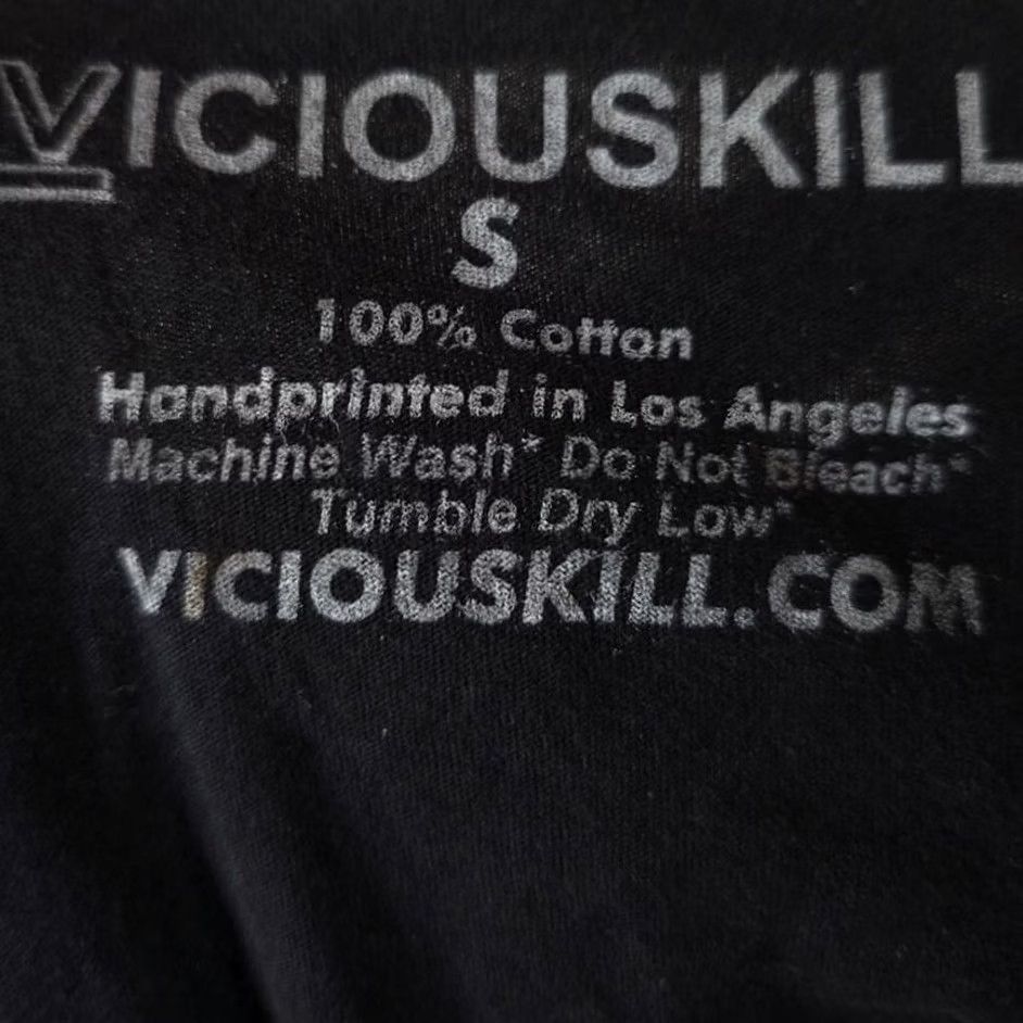 Vintage VINTAGE Terminator T Shirt Mens Size Small Black Arnold Schwarzenegger Viciouskill Art Size US S / EU 44-46 / 1 - 6 Thumbnail