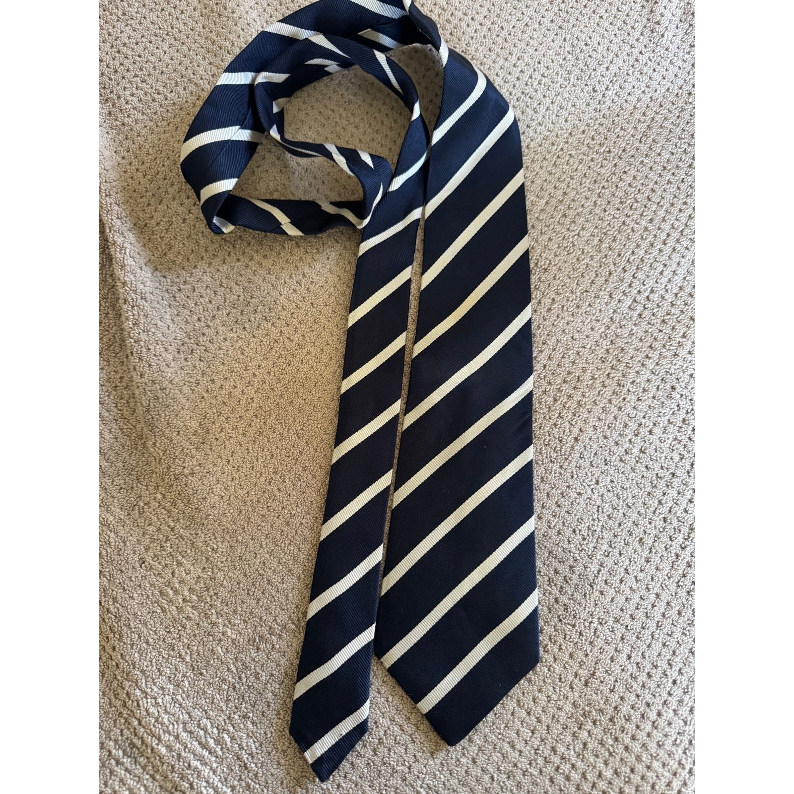 Turnbull & Asser Turnbull & Asser Silk Tie By Appointment HRH Prince of Wales Size ONE SIZE - 5 Thumbnail