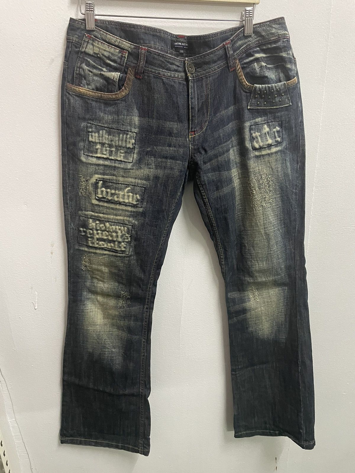 In The Attic Distressed In The Attic Flair Cut Jeans Size US 38 / EU 54 - 2 Thumbnail