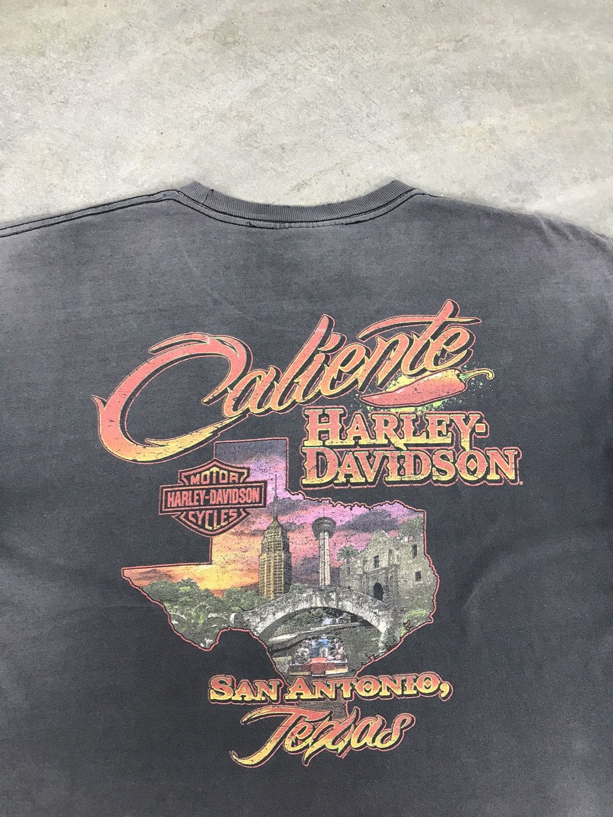 Harley Davidson × Vintage Distressed Vintage Harley Davidson T-shirt Size US XL / EU 56 / 4 - 7 Thumbnail
