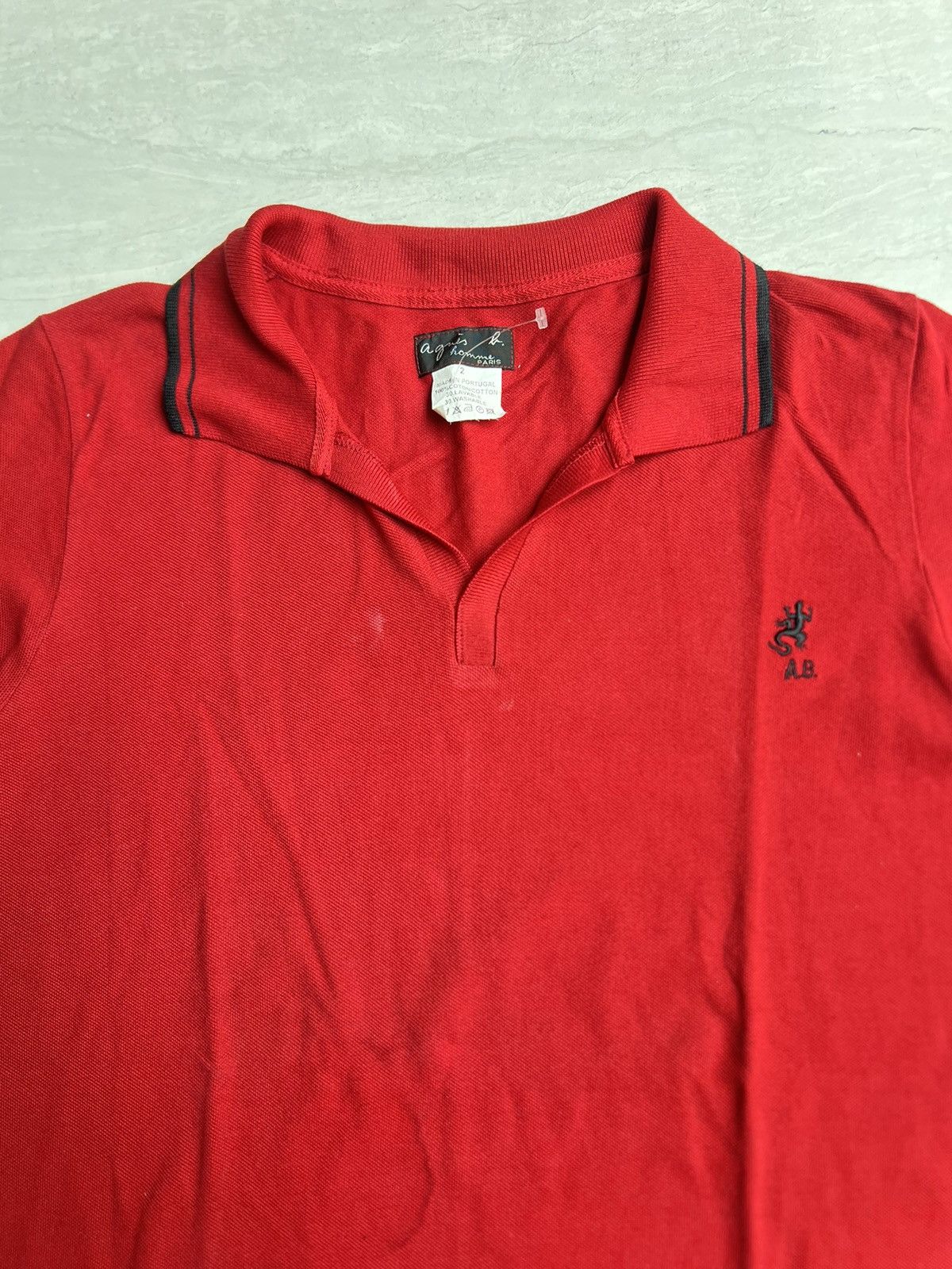 agnes b. AGNES B HOMME Red T-Shirt Size US M / EU 48-50 / 2 - 8 Thumbnail