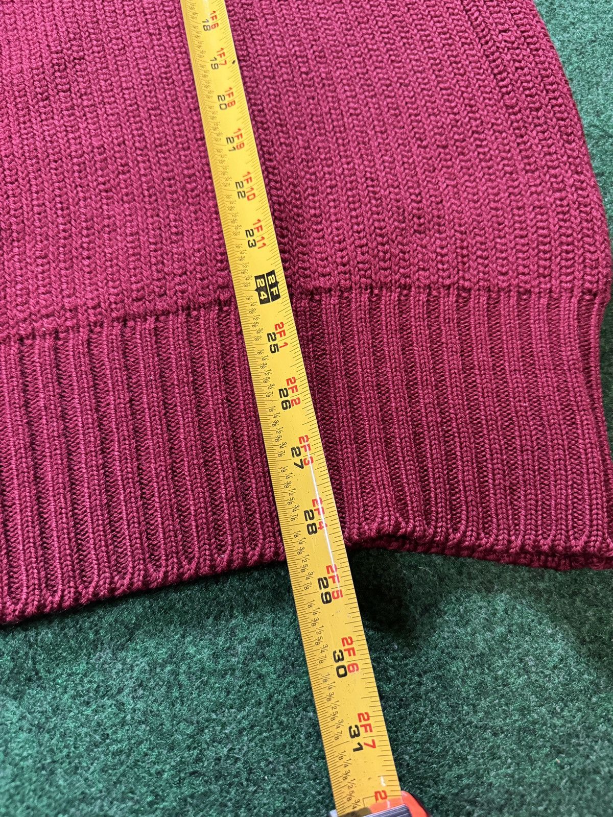 Pendleton × Vintage Vintage 90s Pendleton 100% Wool Red Knit Crewneck Sweater Size US XL / EU 56 / 4 - 5 Thumbnail
