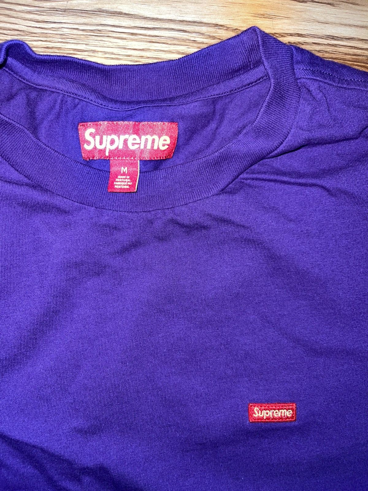 Supreme Supreme Small Box L/S Tee (FW24) Purple Size Medium Size US M / EU 48-50 / 2 - 2 Thumbnail