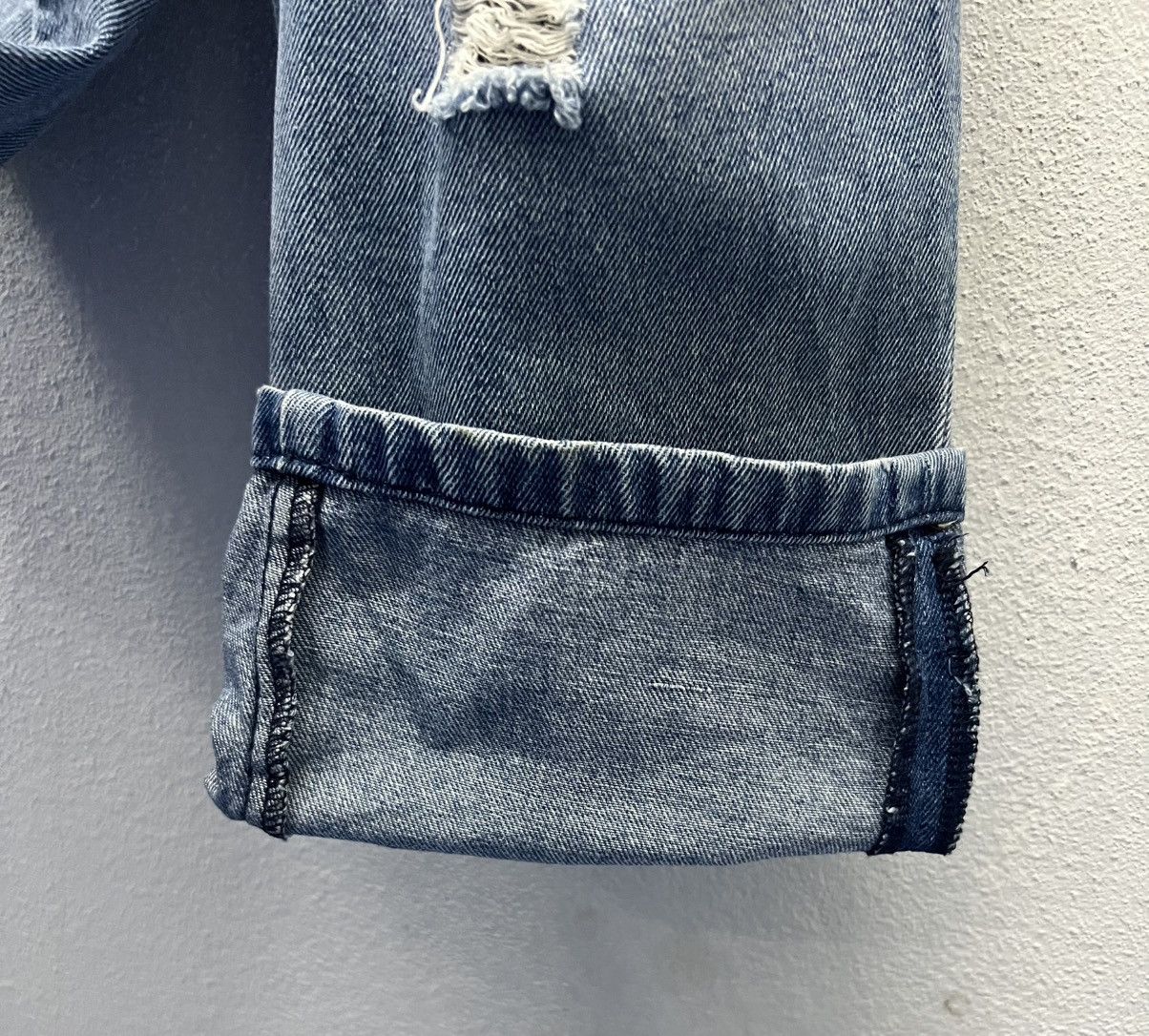 GU × Vintage GU Women’s Distressed Denim Overalls – Size M Size US 33 - 15 Thumbnail