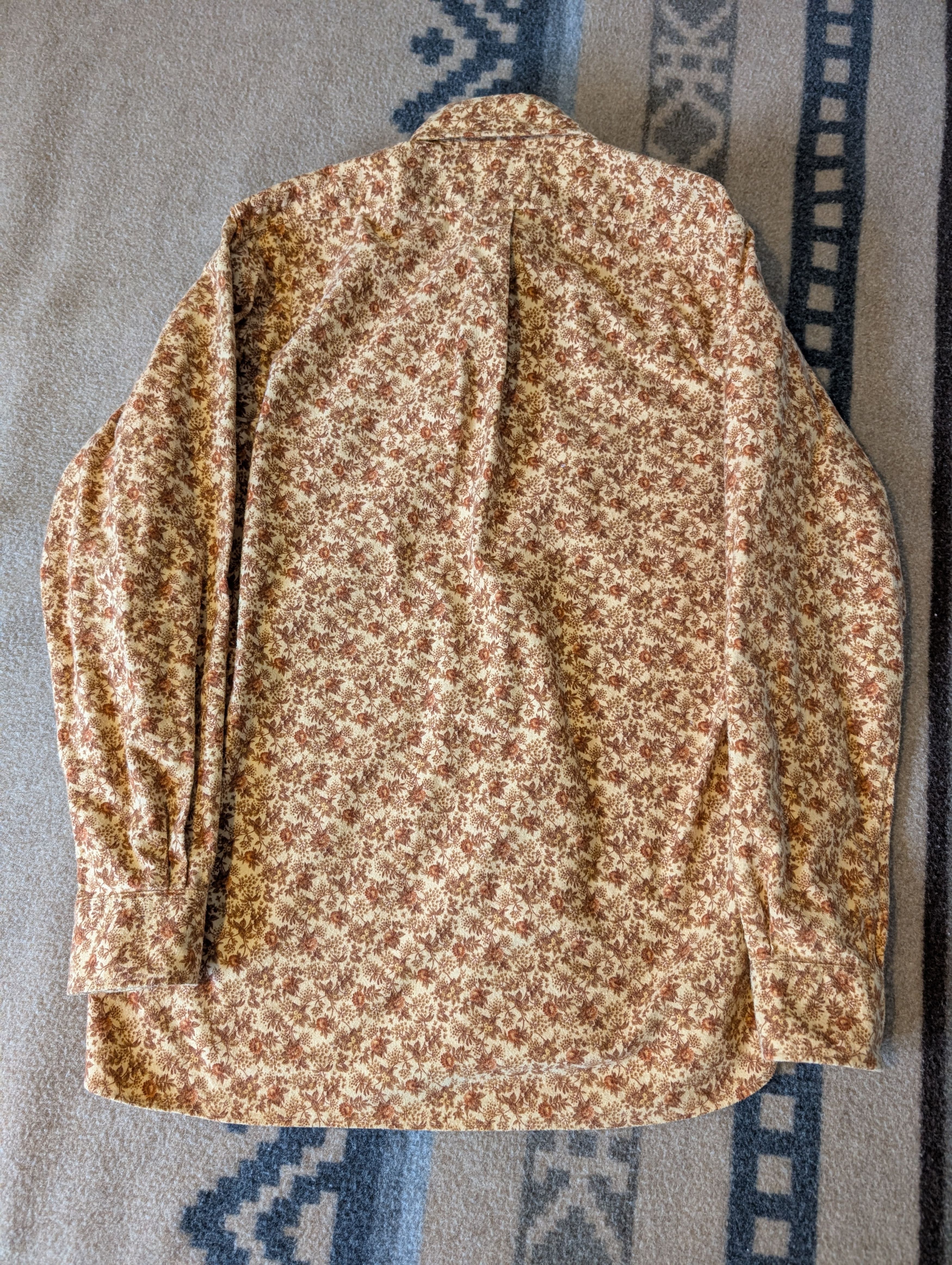 Engineered Garments EG Spread Collar Flannel Shirt Antique Floral Made in USA Size US M / EU 48-50 / 2 - 5 Thumbnail