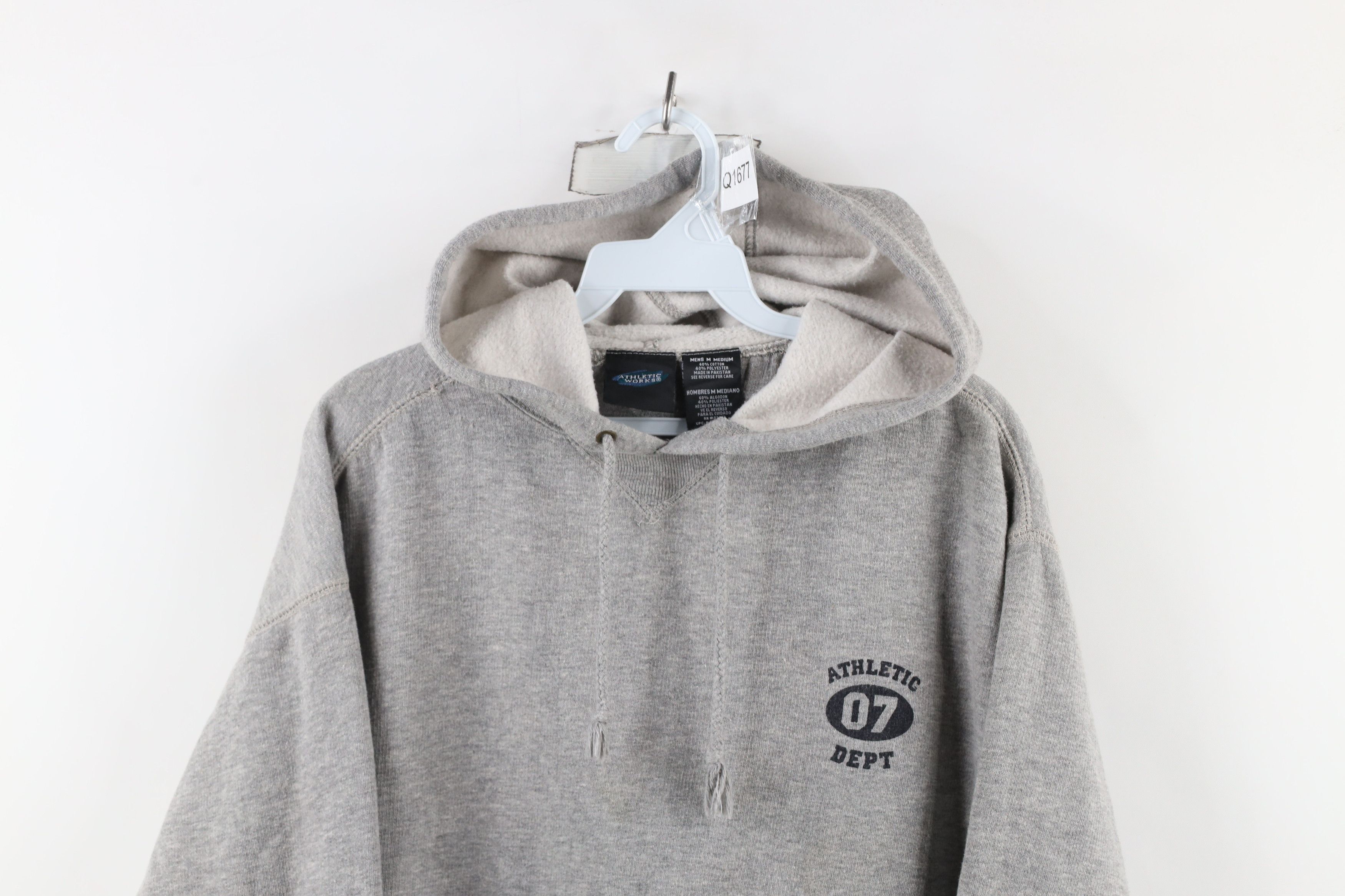 Vintage Vintage 90s Streetwear Athletic Department Hoodie Sweatshirt Size US M / EU 48-50 / 2 - 2 Thumbnail