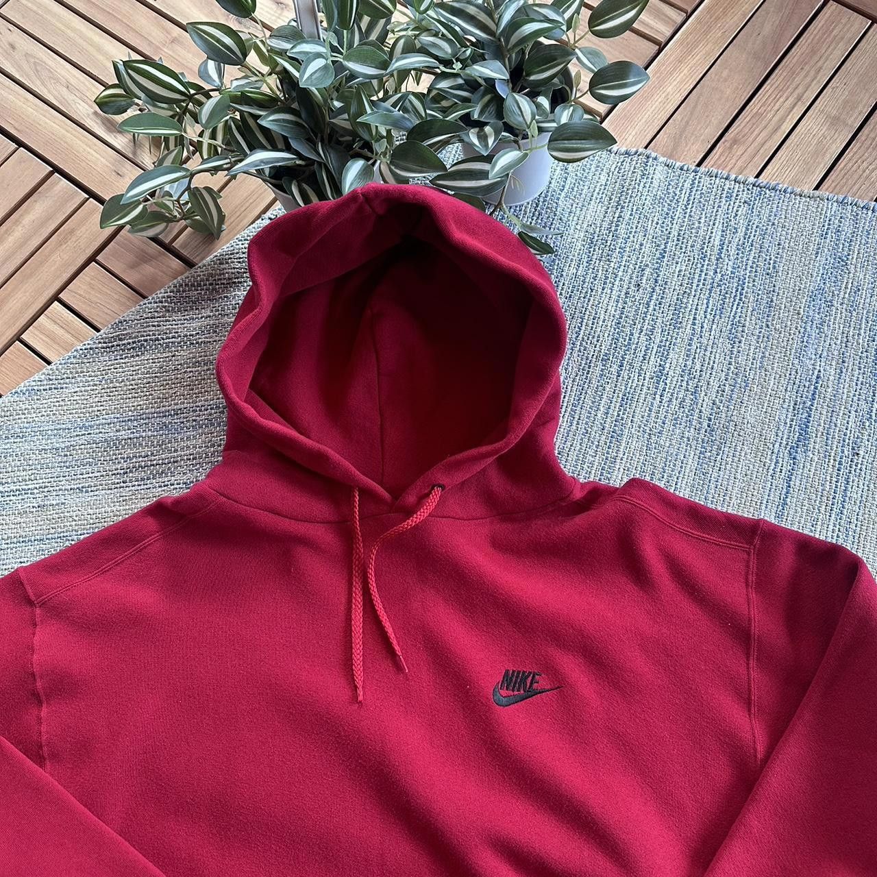 Nike Vintage 90s Nike Swoosh logo Boxy Hoodie Size US XL / EU 56 / 4 - 3 Thumbnail