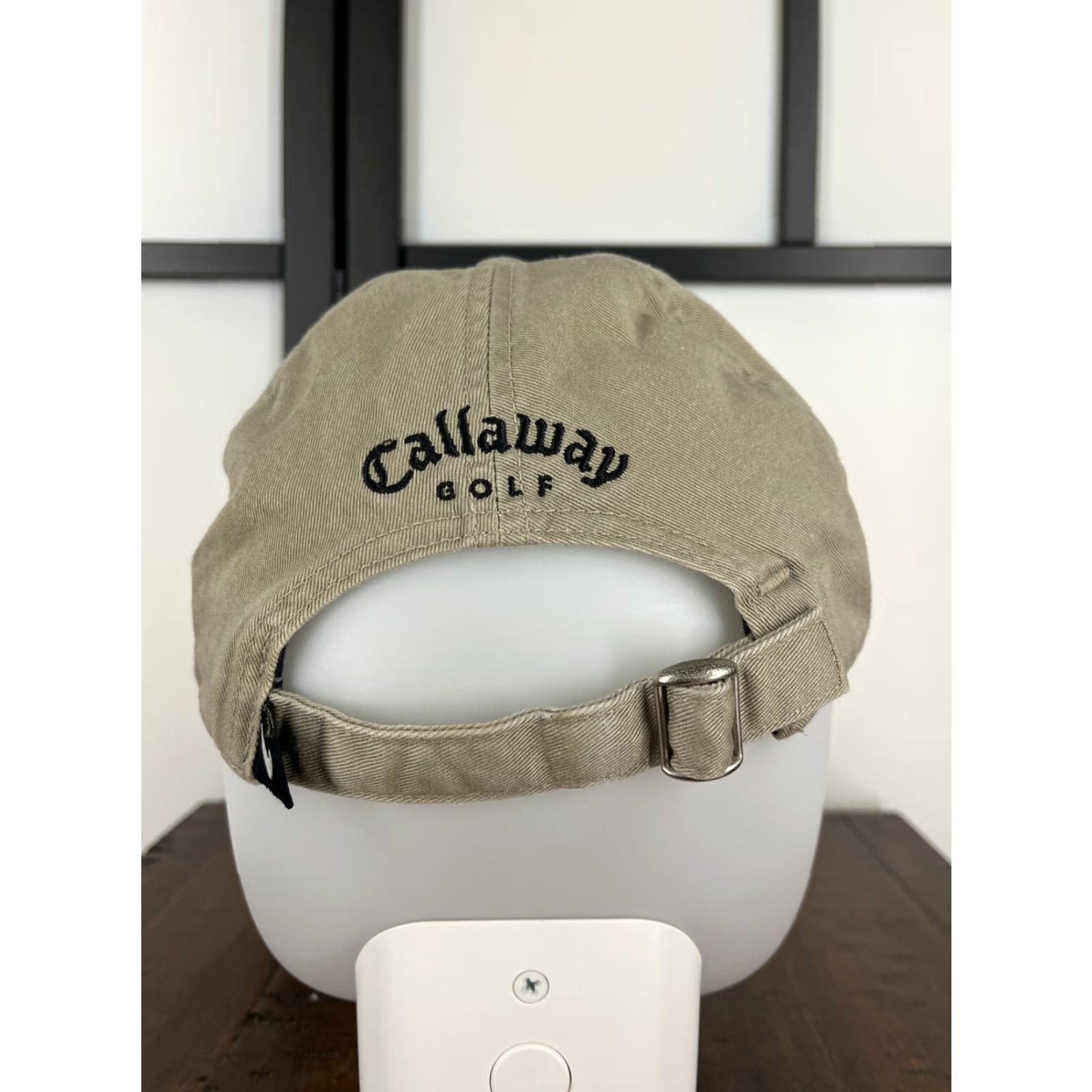 Callaway Callaway Golf Hat Cap Strap Back Mens Green Embroidered 100% Cotton Adjustable Lightweight Logo Hat/Cap Size ONE SIZE - 6 Thumbnail