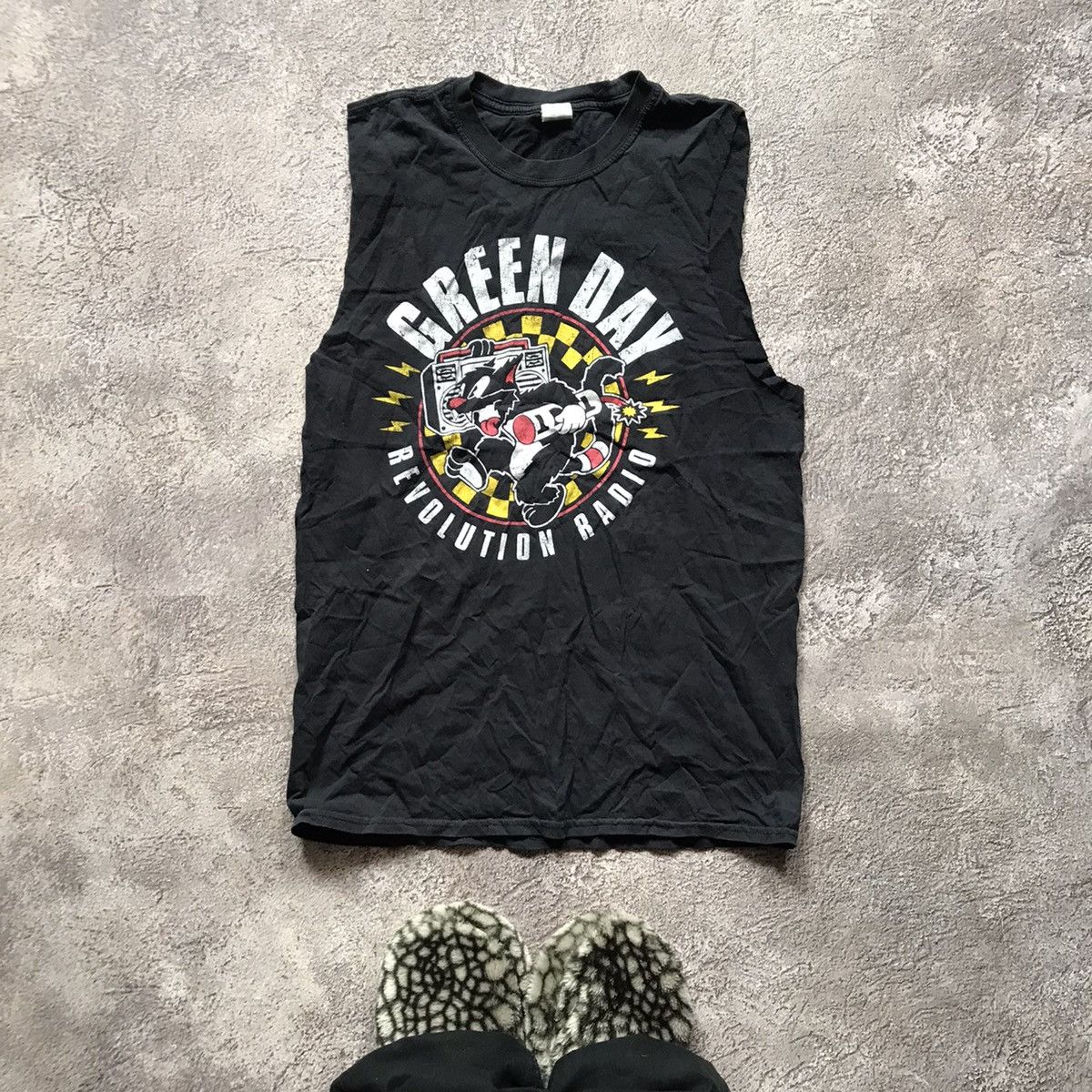 Vintage Vintage 90s Green Day Revolution Radio Graphic Tee Grunge M Size US M / EU 48-50 / 2 - 1 Thumbnail