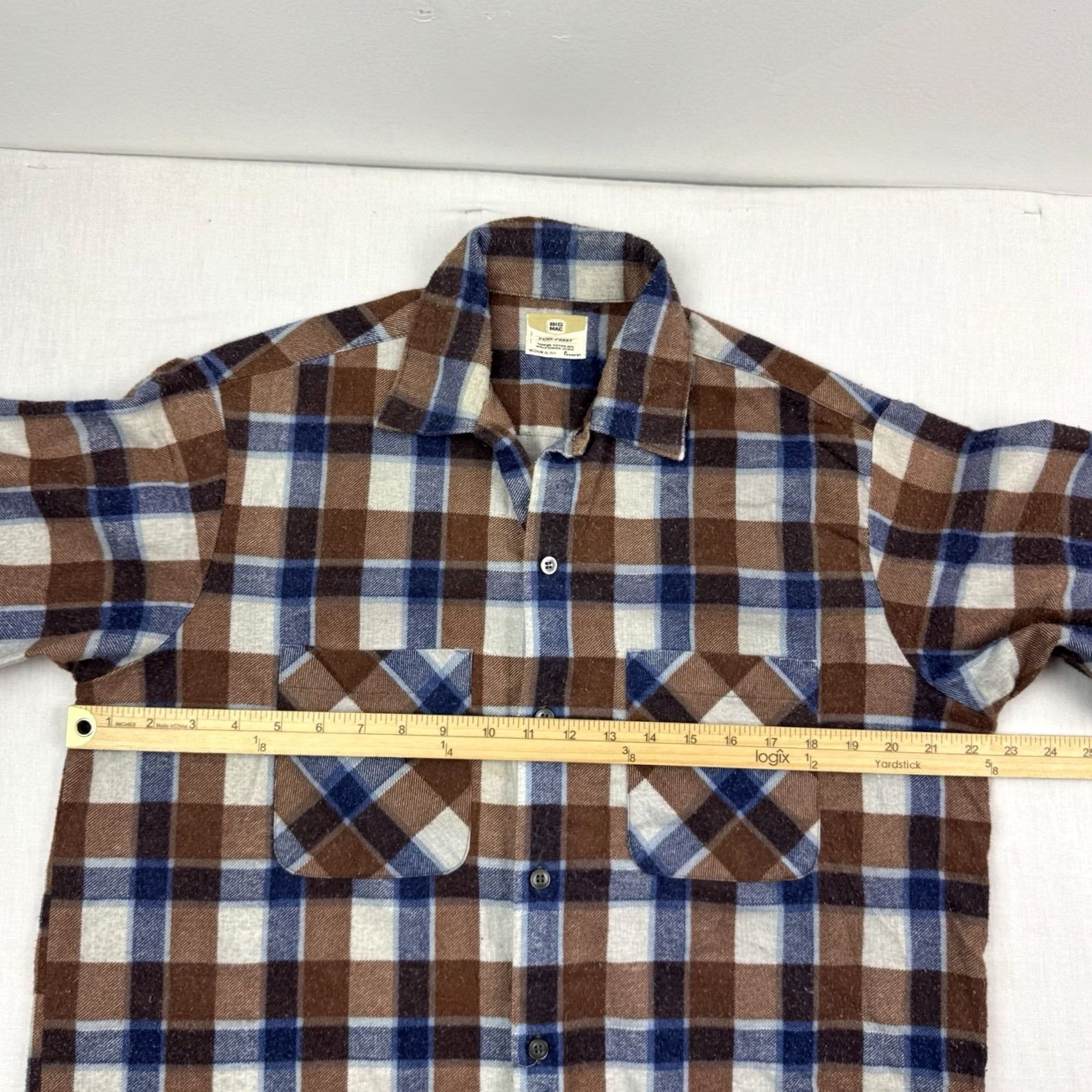 Vintage VINTAGE Big Mac Shirt Adult Medium 60s Penney Plaid USA Size US M / EU 48-50 / 2 - 7 Thumbnail