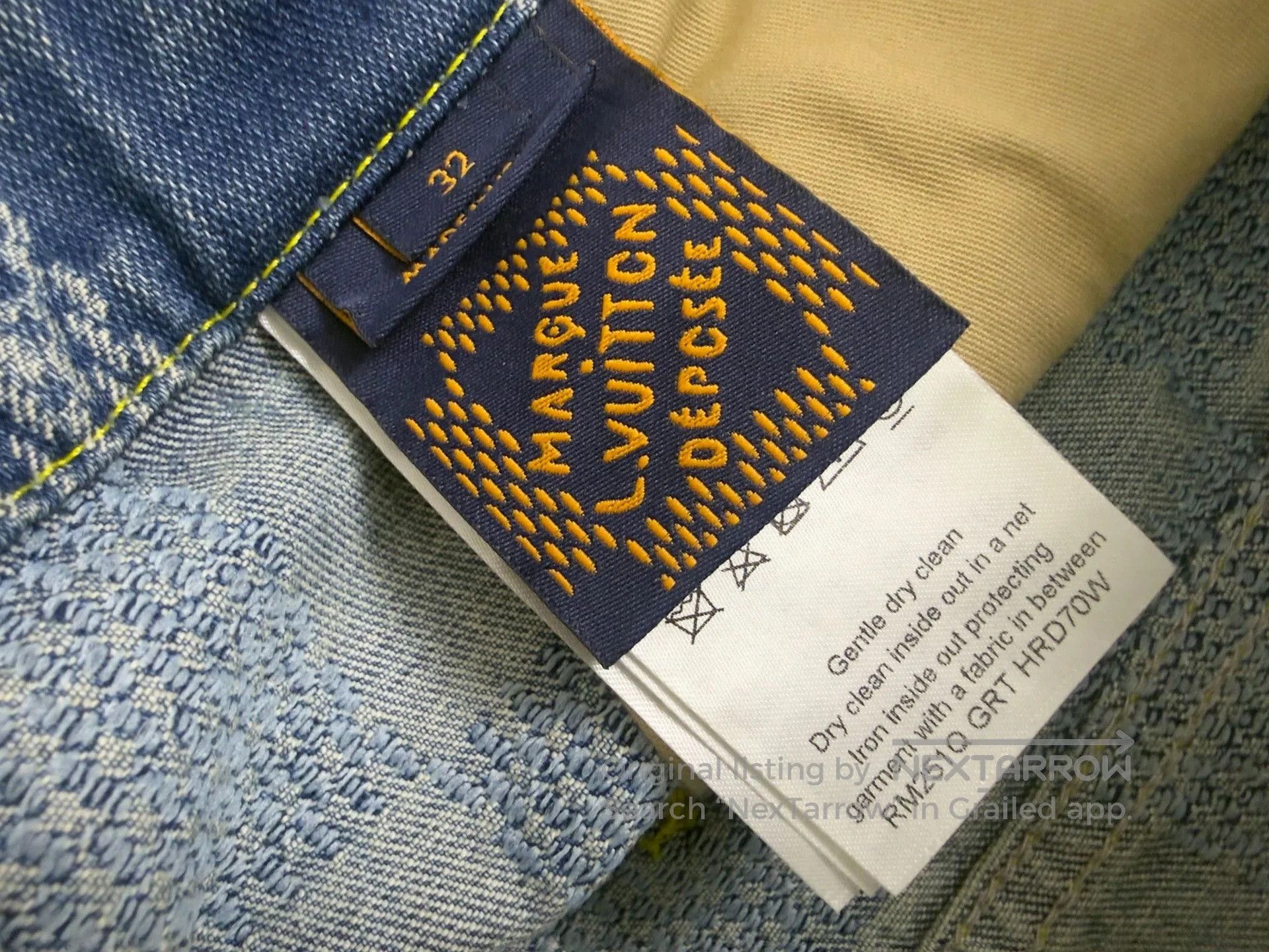 Louis Vuitton Louis Vuitton Checkerboard Flare Jeans. Size US 32 / EU 48 - 7 Thumbnail