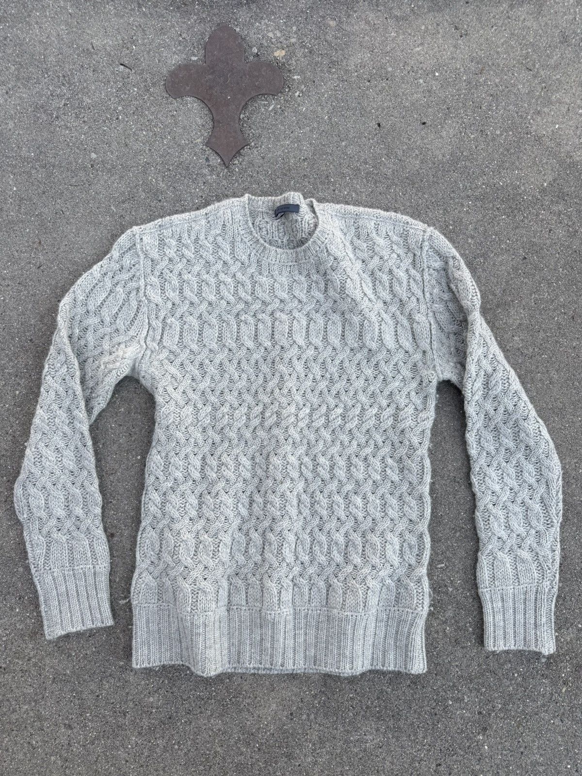 John Varvatos Alpaca basket weave sweater Size US M / EU 48-50 / 2 - 1 Thumbnail