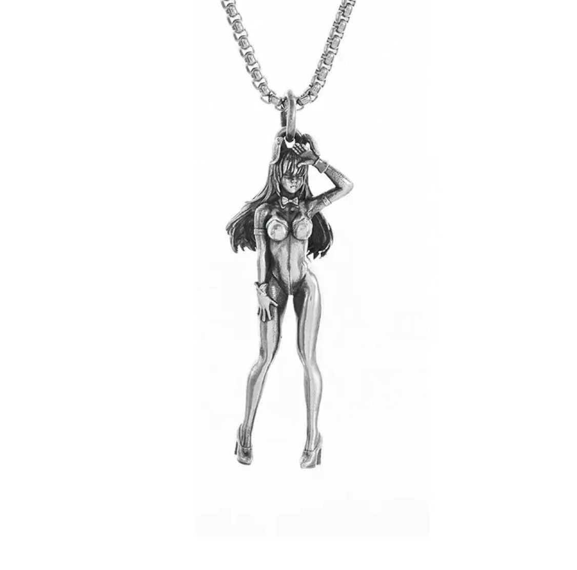 Jewelry Punk Necklace Gothic Chain Size ONE SIZE - 1 Thumbnail