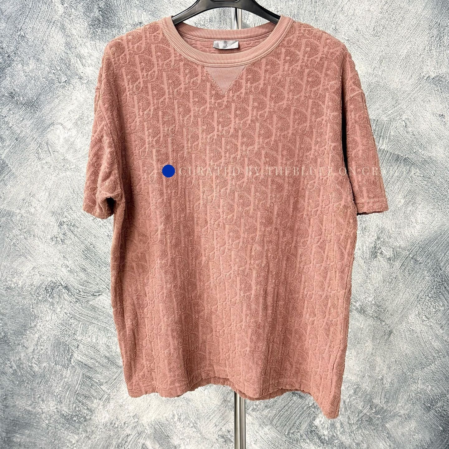Dior Classic Pink Toweling T-Shirt in Size S Size US S / EU 44-46 / 1 - 1 Thumbnail