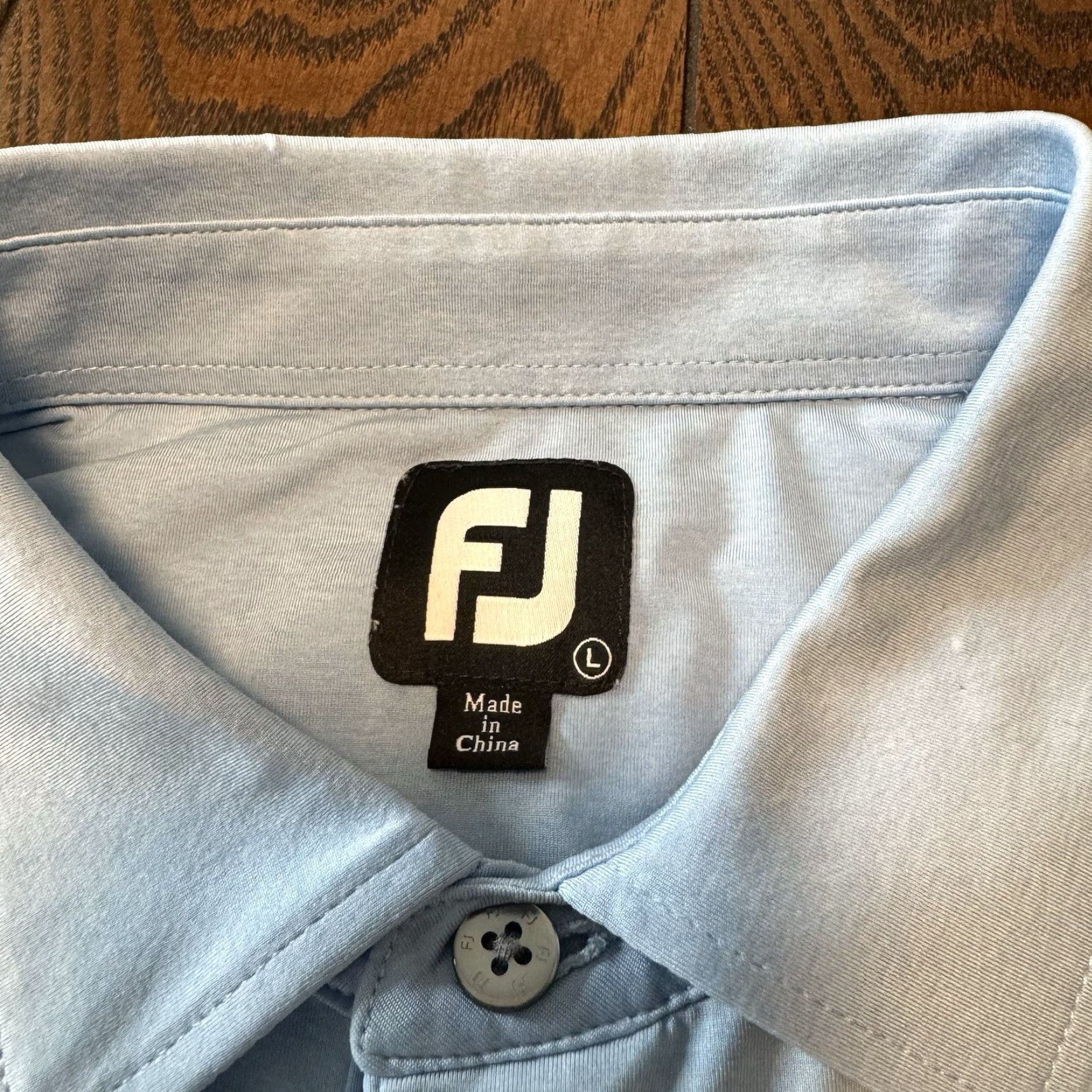 Footjoy FOOTJOY Men's Large Golf Polo Shirt White Nevillewood Club Polo Shirt Golf Footjoy Mens Large White Nevillewood Club Classic Golf Polo Shirt Size US L / EU 52-54 / 3 - 3 Thumbnail