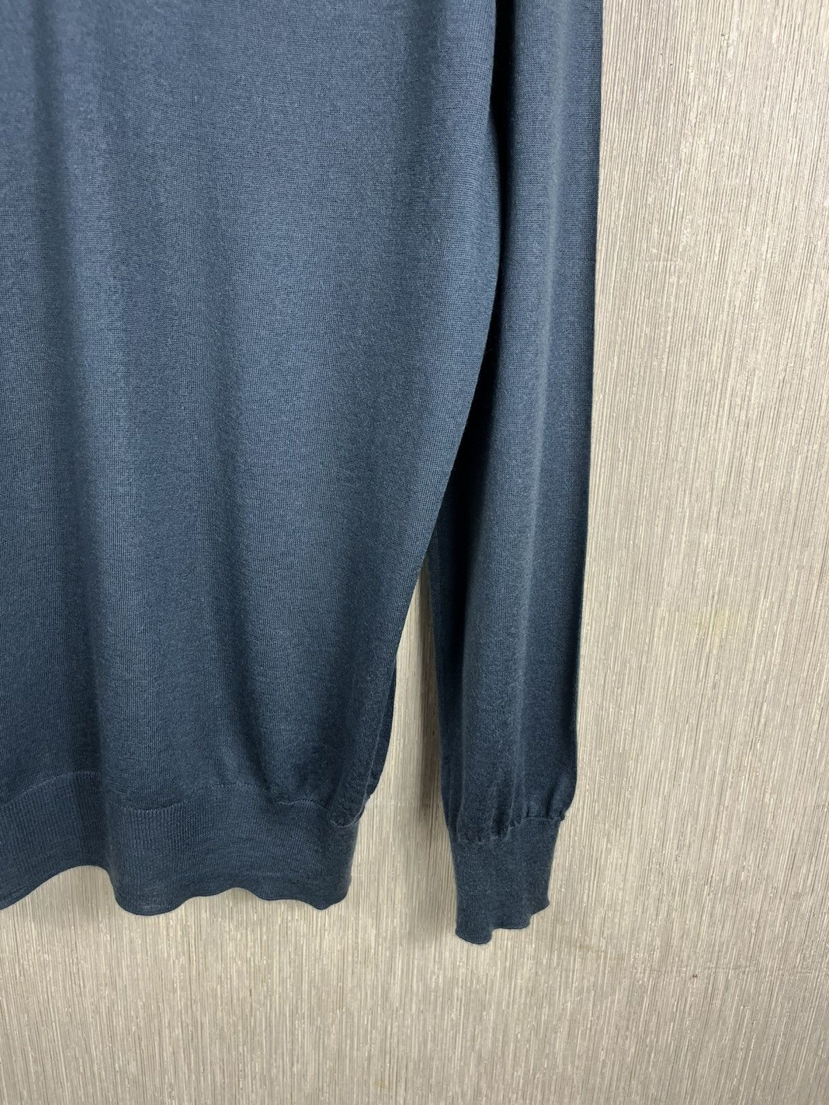 Lanvin × Vintage Vintage Lanvin 100% cashmere v-neck sweater Italian Size US L / EU 52-54 / 3 - 6 Thumbnail