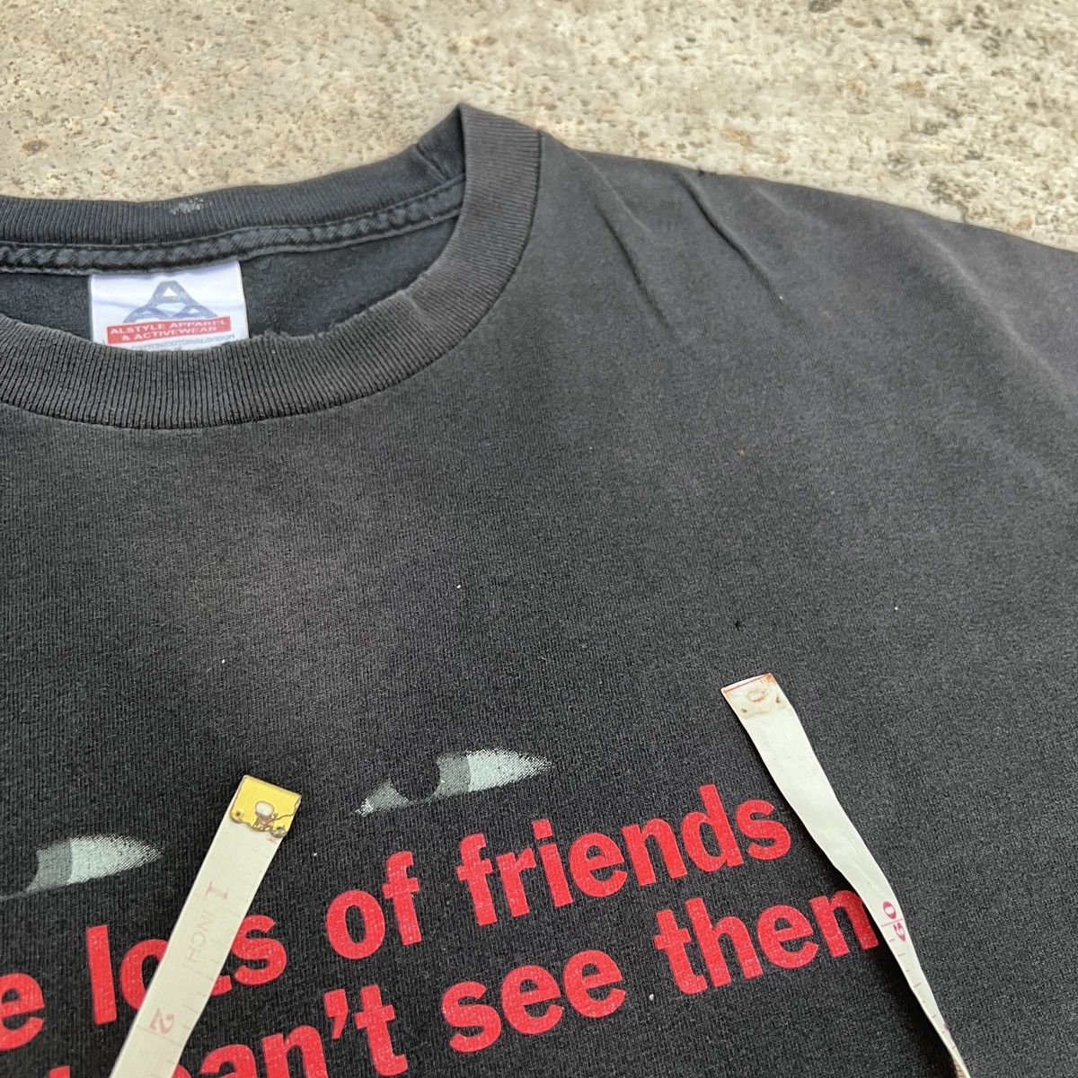Vintage Vintage I have lots of friends you just can't see them Faded Size US XL / EU 56 / 4 - 4 Thumbnail