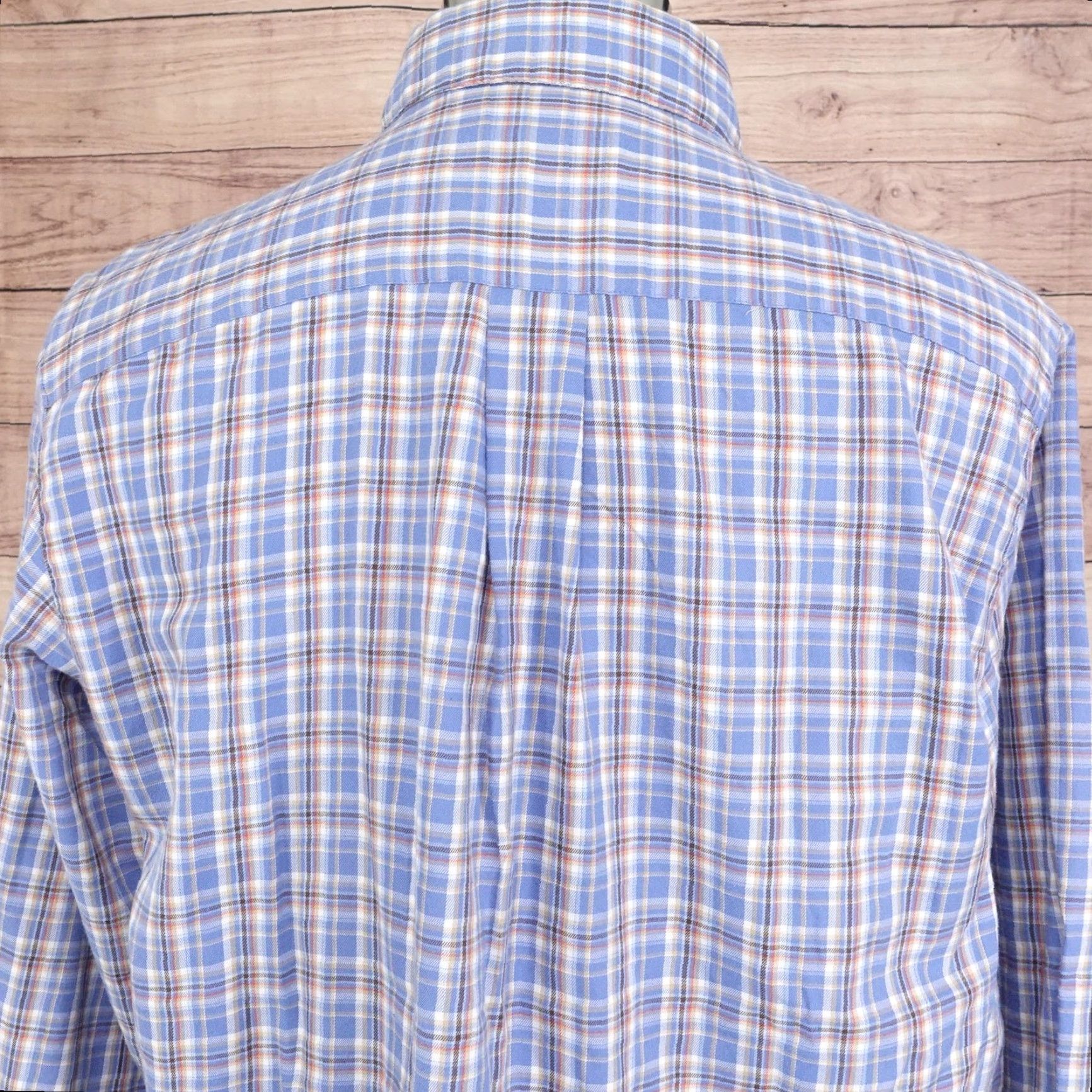 Chaps Chaps Shirt Mens Medium Blue Plaid Long Sleeve Button Down Casual Woven Size US M / EU 48-50 / 2 - 5 Thumbnail