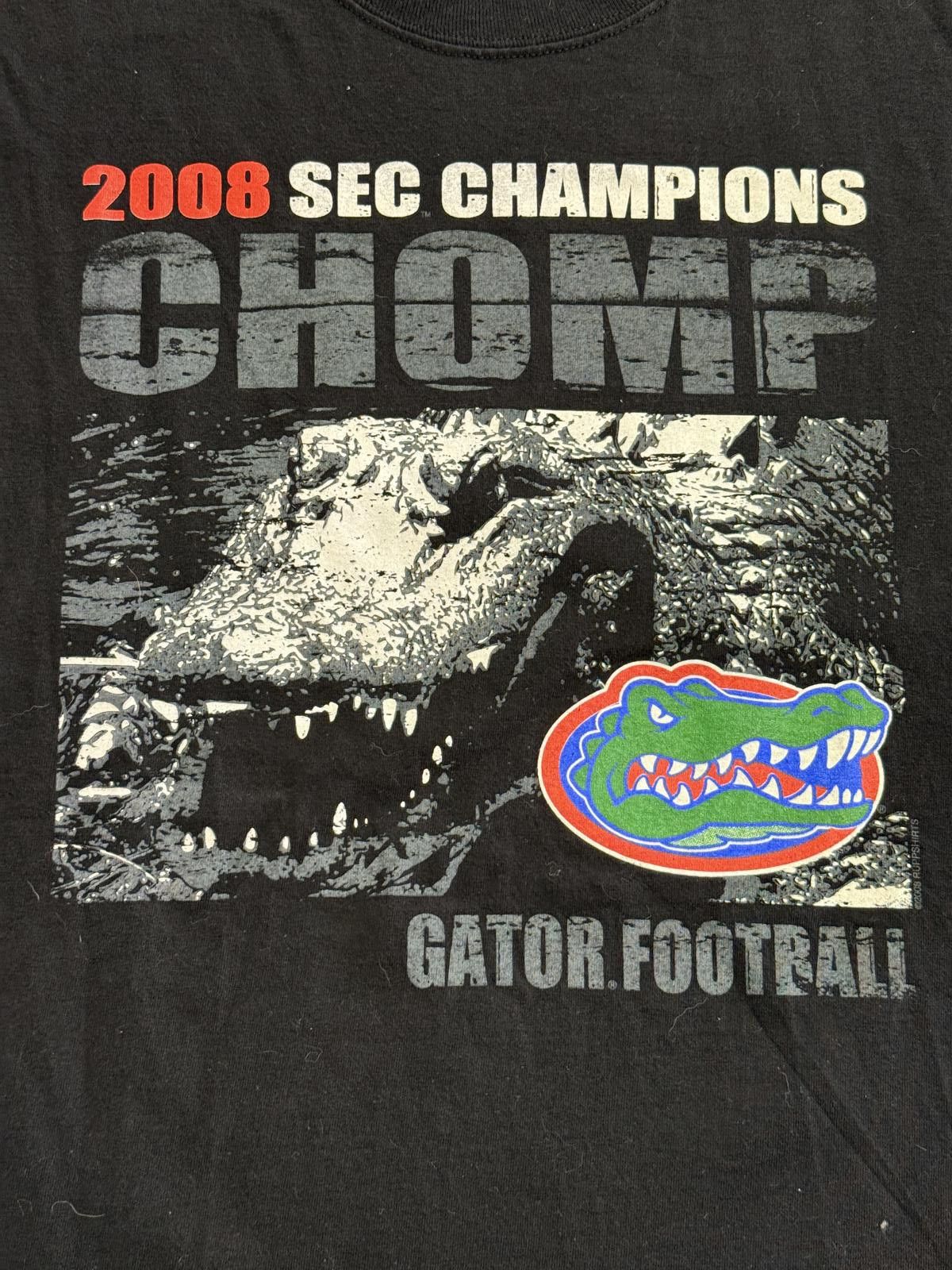 Hanes Florida Gator Football T-shirt 2008 SEC Champions Tim Tebow Size US XL / EU 56 / 4 - 3 Thumbnail