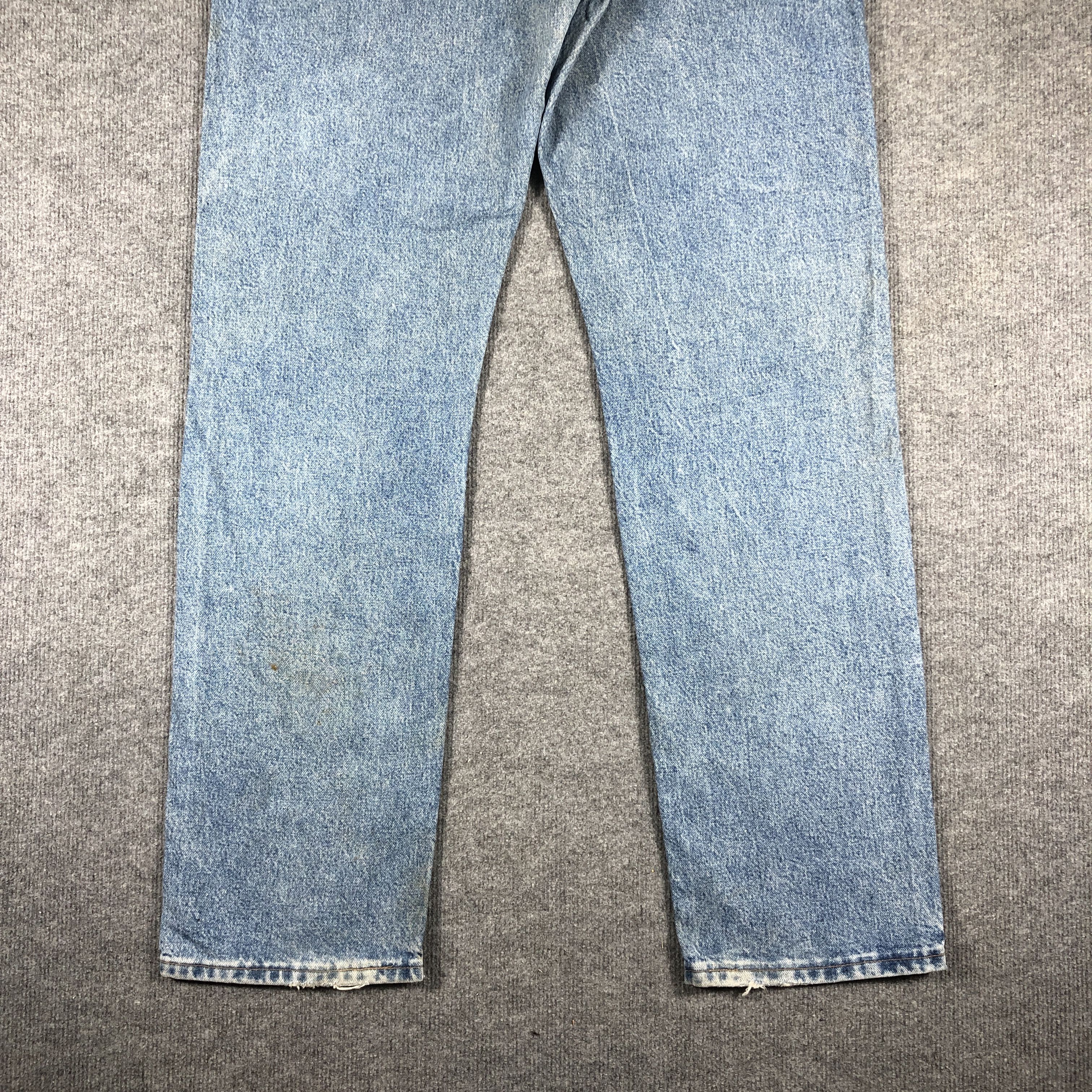 Vintage × Wrangler Vintage Wrangler 47 Regular Fit Light Blue Wash Jeans L654 Size US 38 / EU 54 - 7 Thumbnail