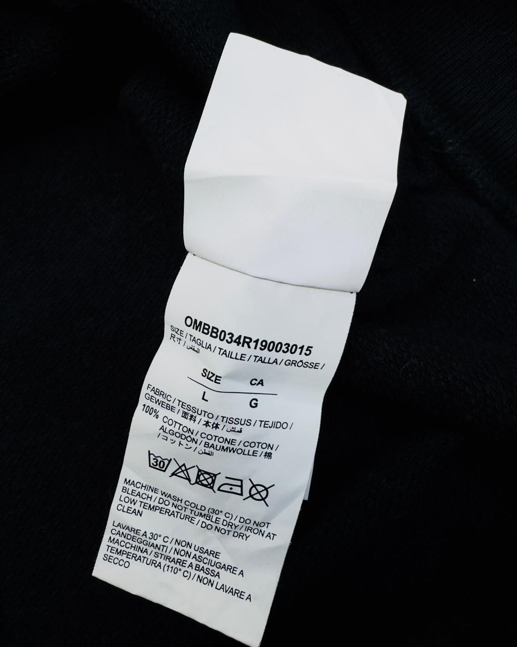 Off-White OFF-WHITE DIAG STENCIL HOODIE Size US L / EU 52-54 / 3 - 9 Thumbnail