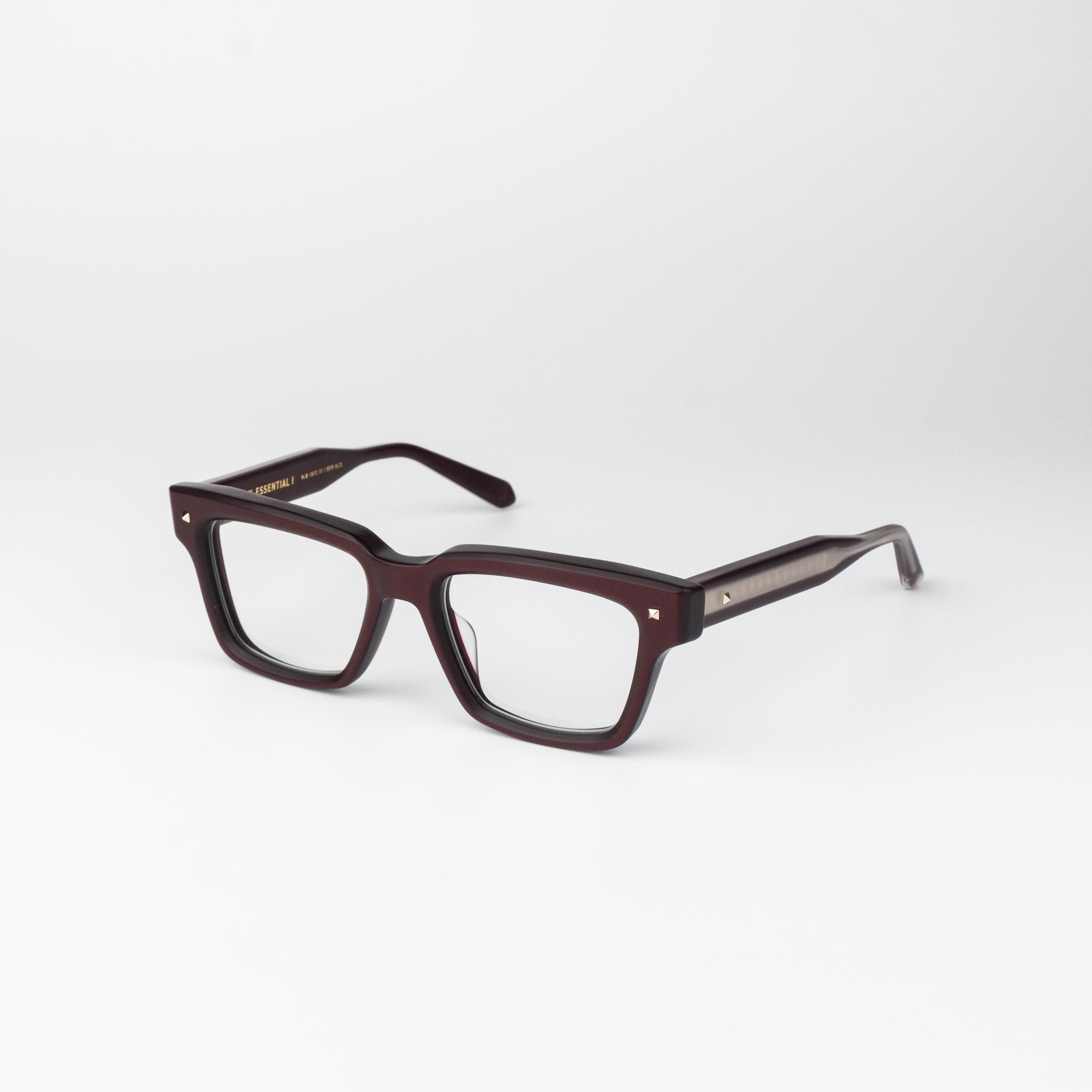 Valentino Valentino Men Eyeglasses Burgundy V-ESSENTIAL I VLX-121 C Size ONE SIZE - 3 Thumbnail