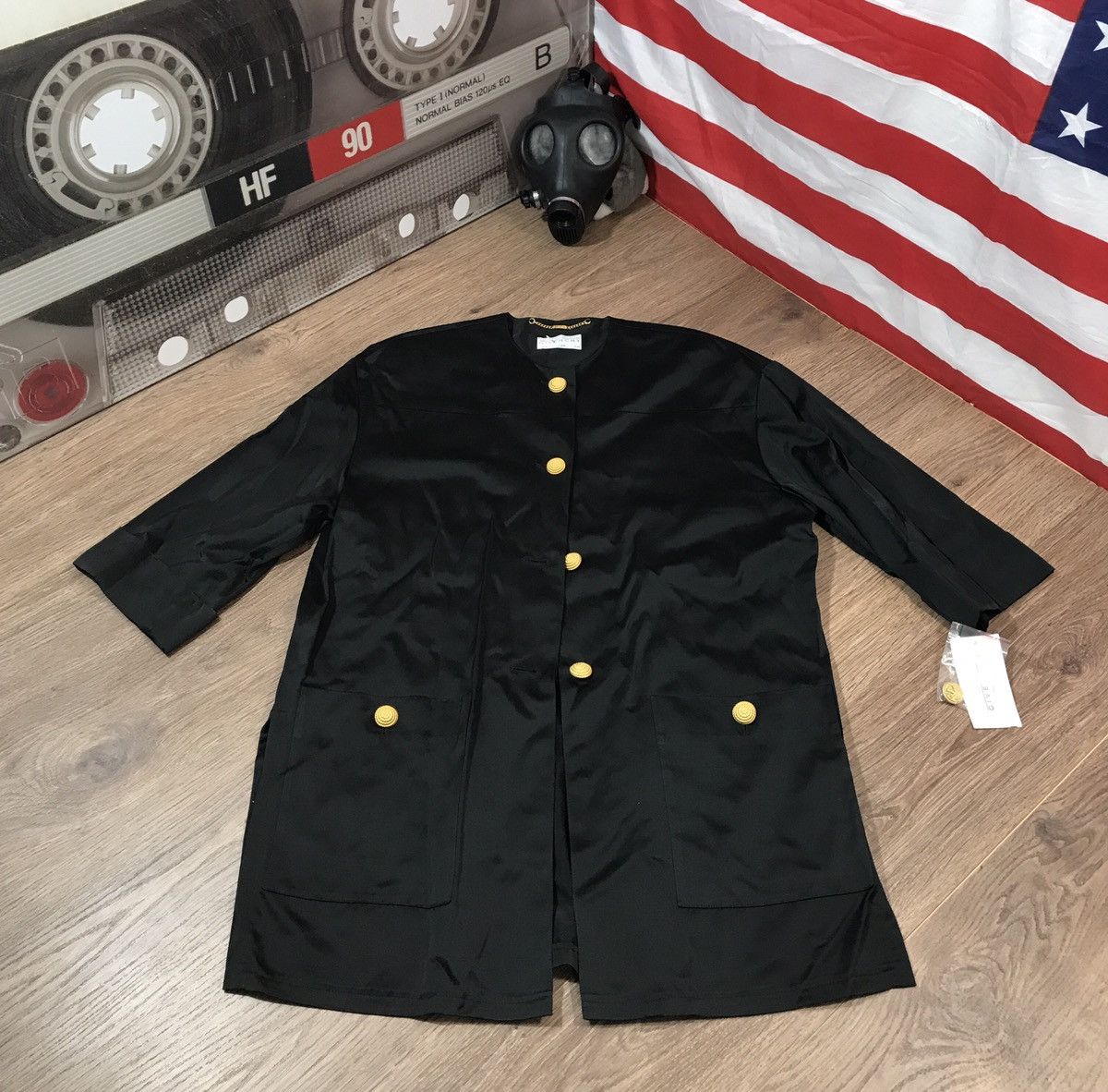 Vintage Givenchy Rare Golden Button Blazer Cardigan Jacket
